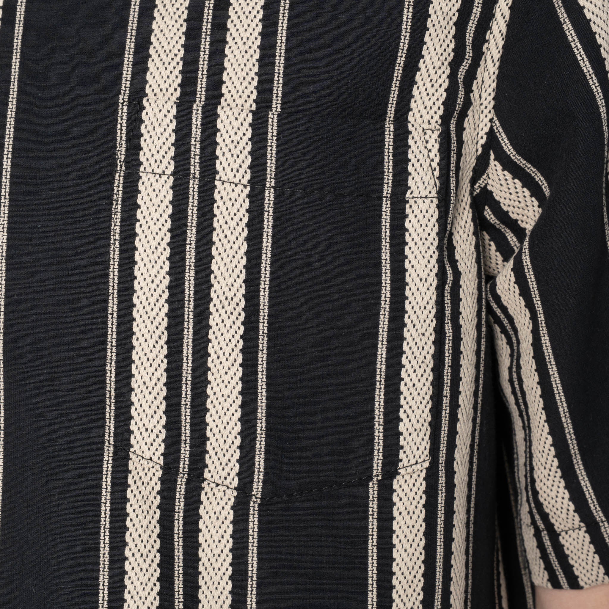 Aloha Shirt - Dobby Bands - Black - Image 5