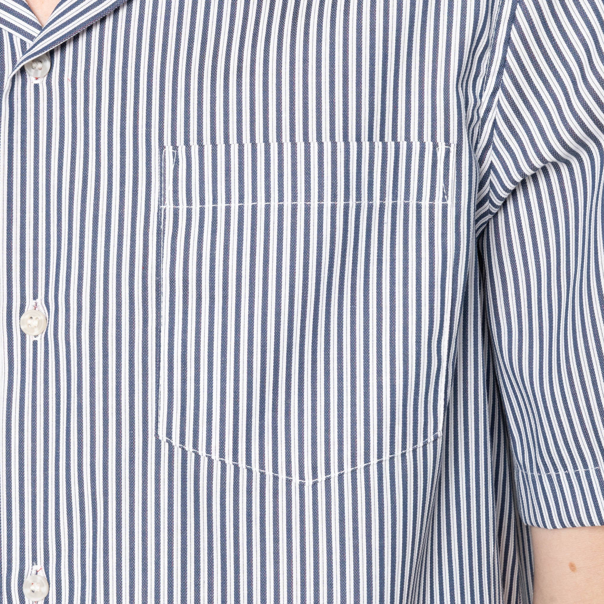 Aloha Shirt - Double Double Stripes - Blue - Image 5
