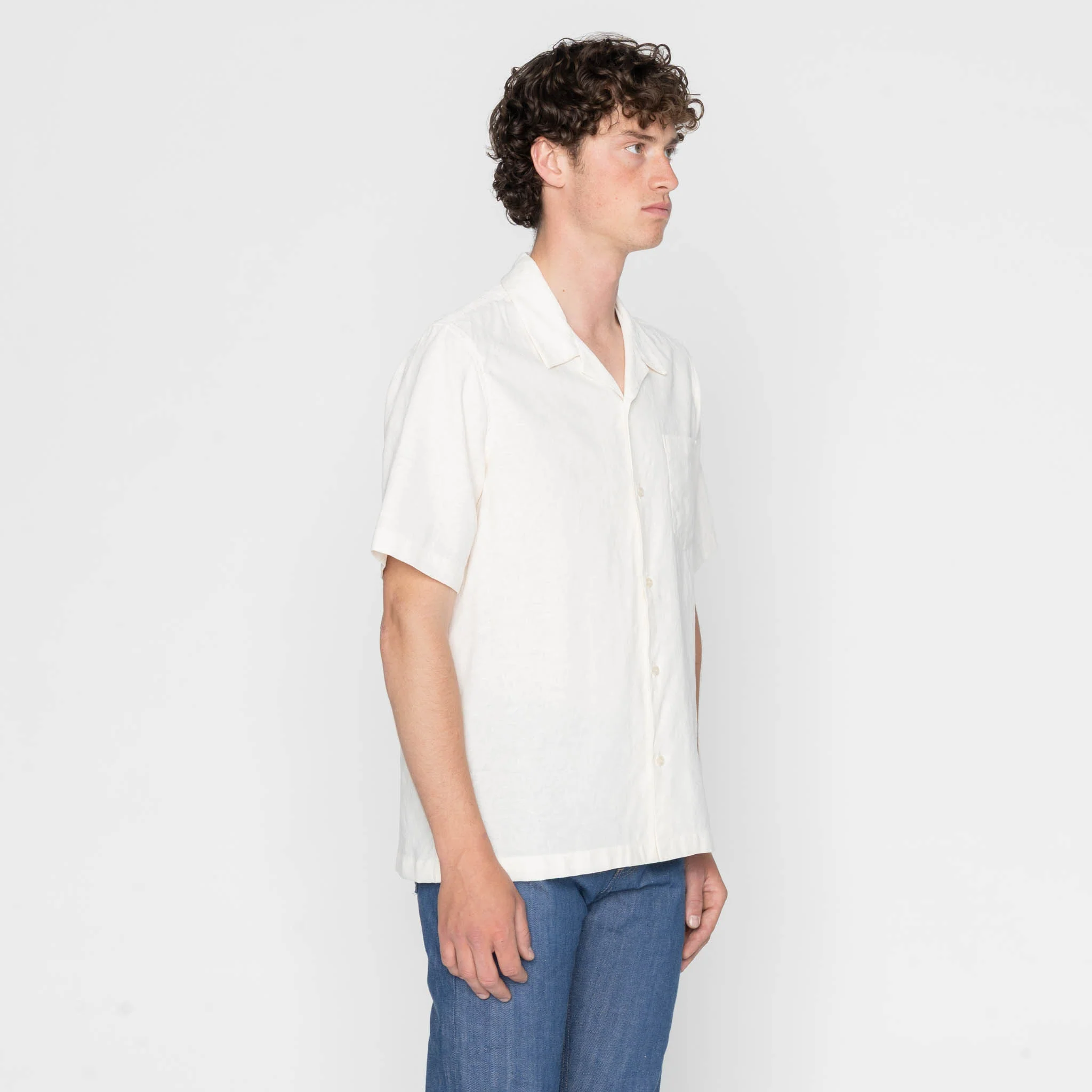 Aloha Shirt - Jungle Jacquard - White - Image 3