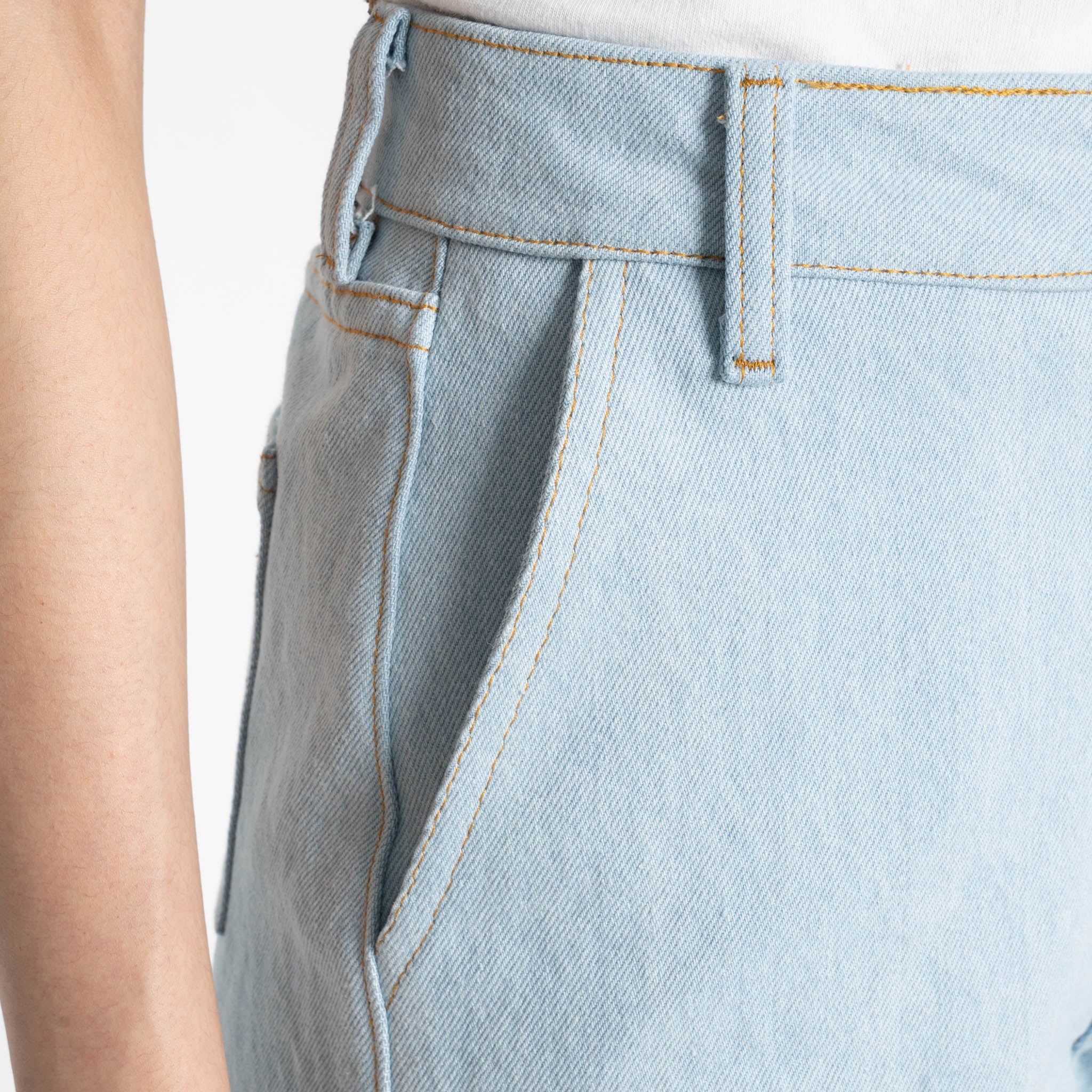 Andie Shorts - Secret Agent Denim - Bleach Blue - Image 5