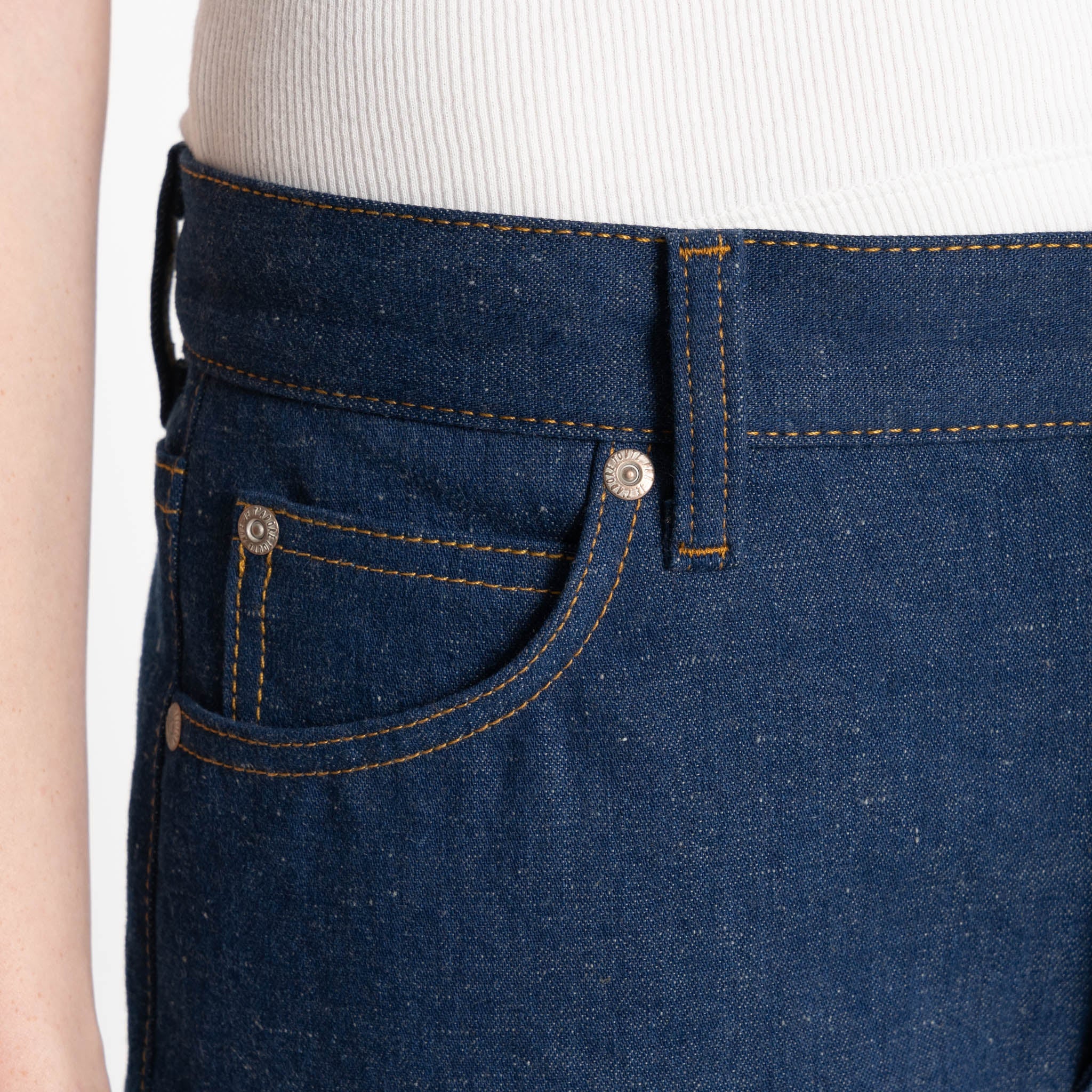 Bestie - 2x1 Dungaree Nep Denim - Mid Indigo - Image 5