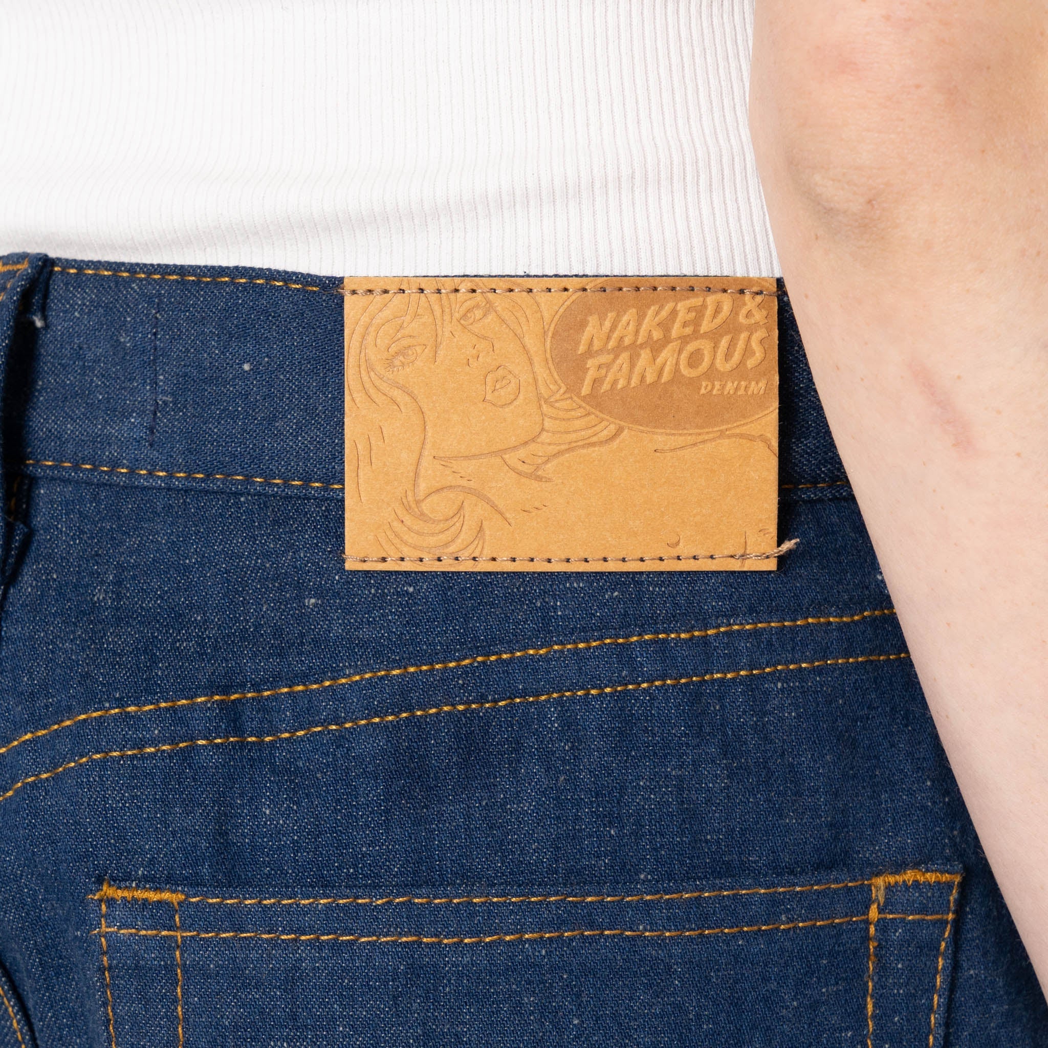 Bestie - 2x1 Dungaree Nep Denim - Mid Indigo - Image 6