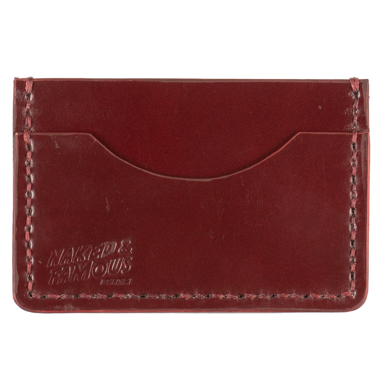 Card Case - Shinki Cordovan Leather - Oxblood