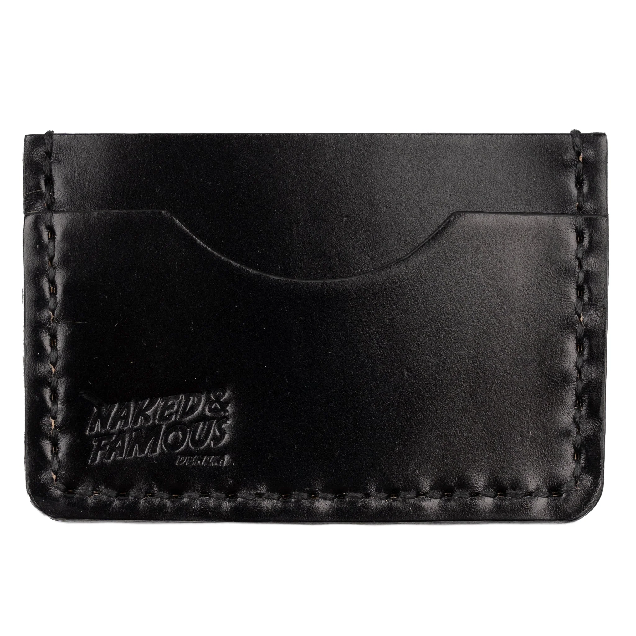 Card Case - Shinki Cordovan Leather - Jet Black