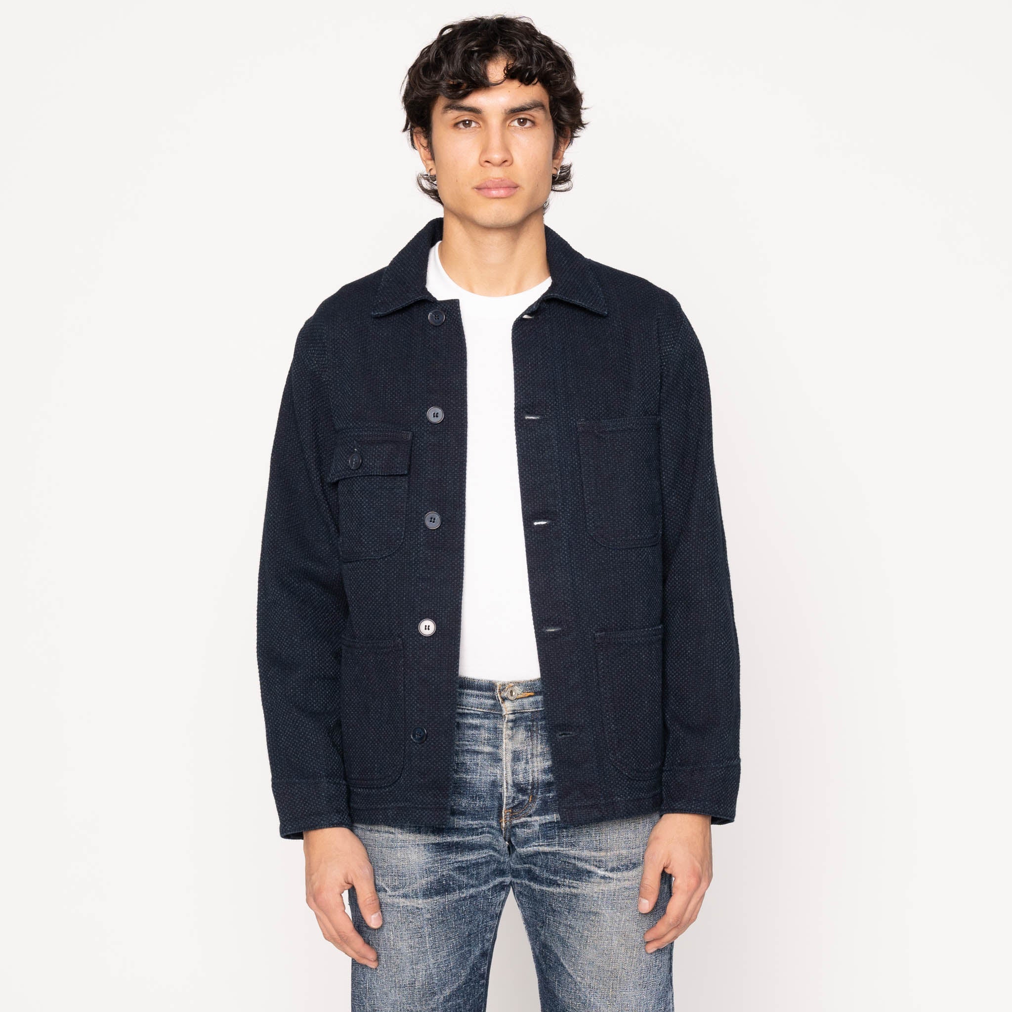 Chore Coat - Indigo Sashiko - Image 2