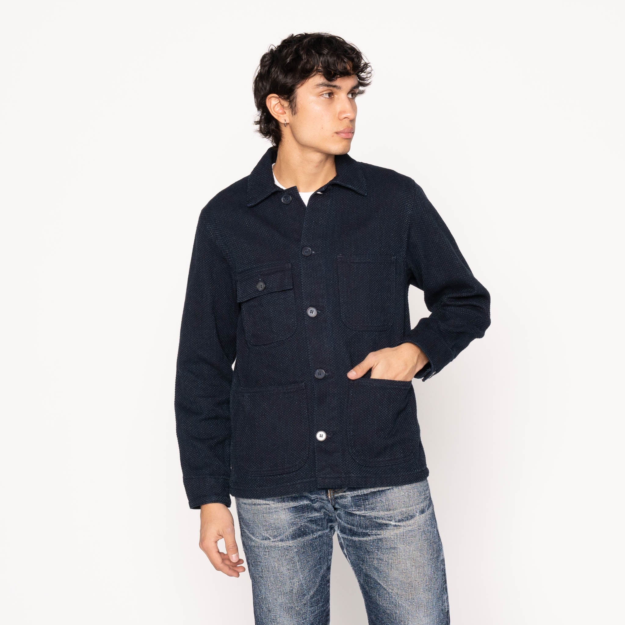 Chore Coat - Indigo Sashiko - Image 3