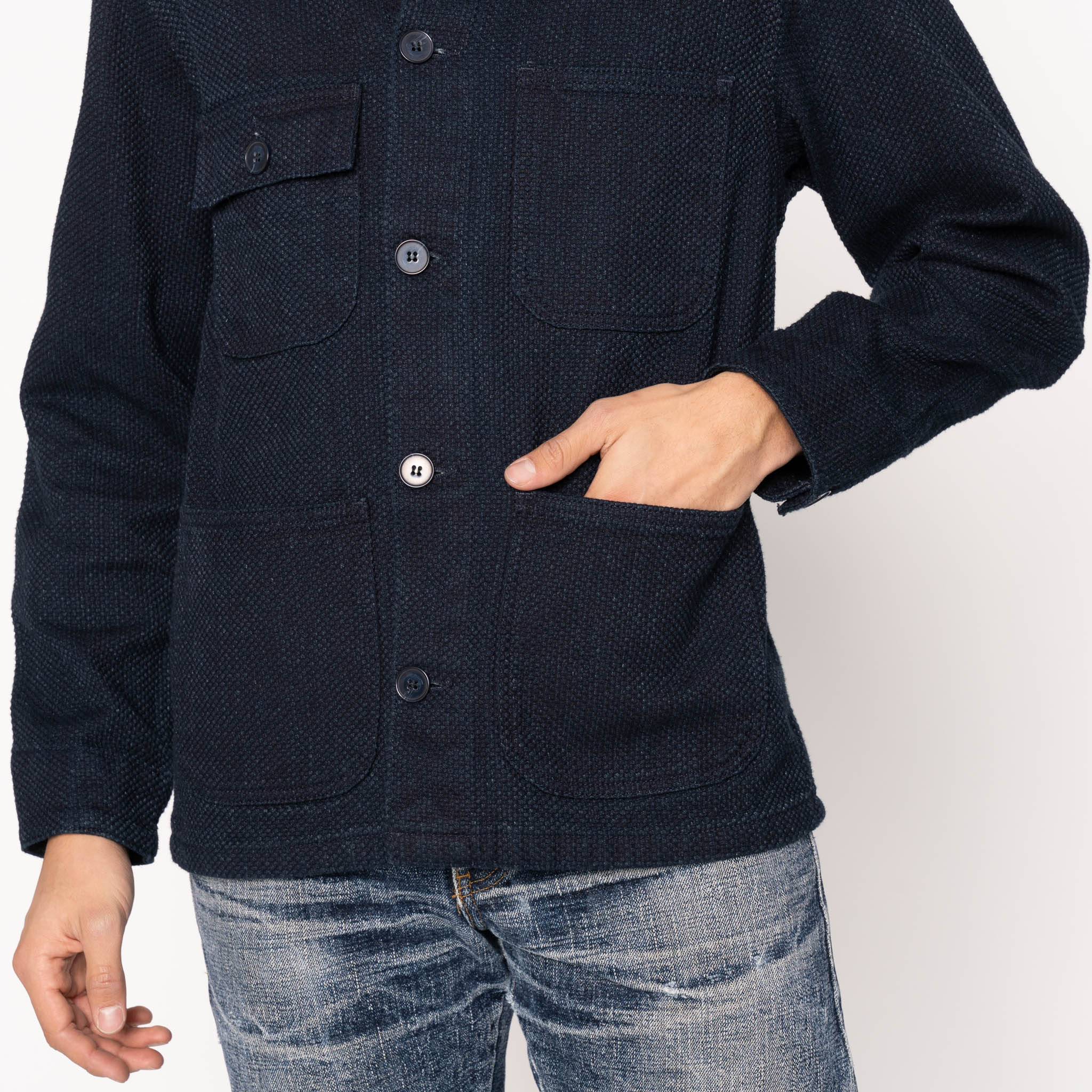 Chore Coat - Indigo Sashiko - Image 6