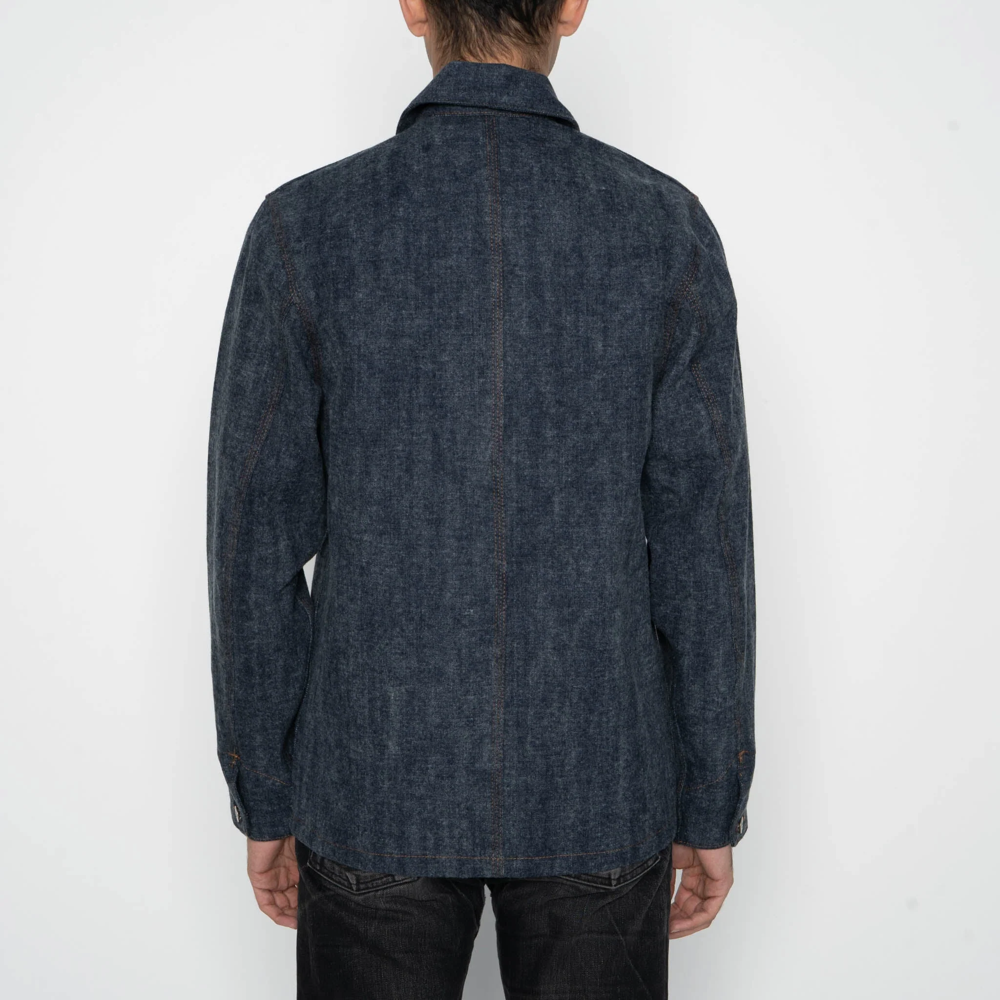 Chore Coat  - Max Brush Selvedge - Indigo - Image 4