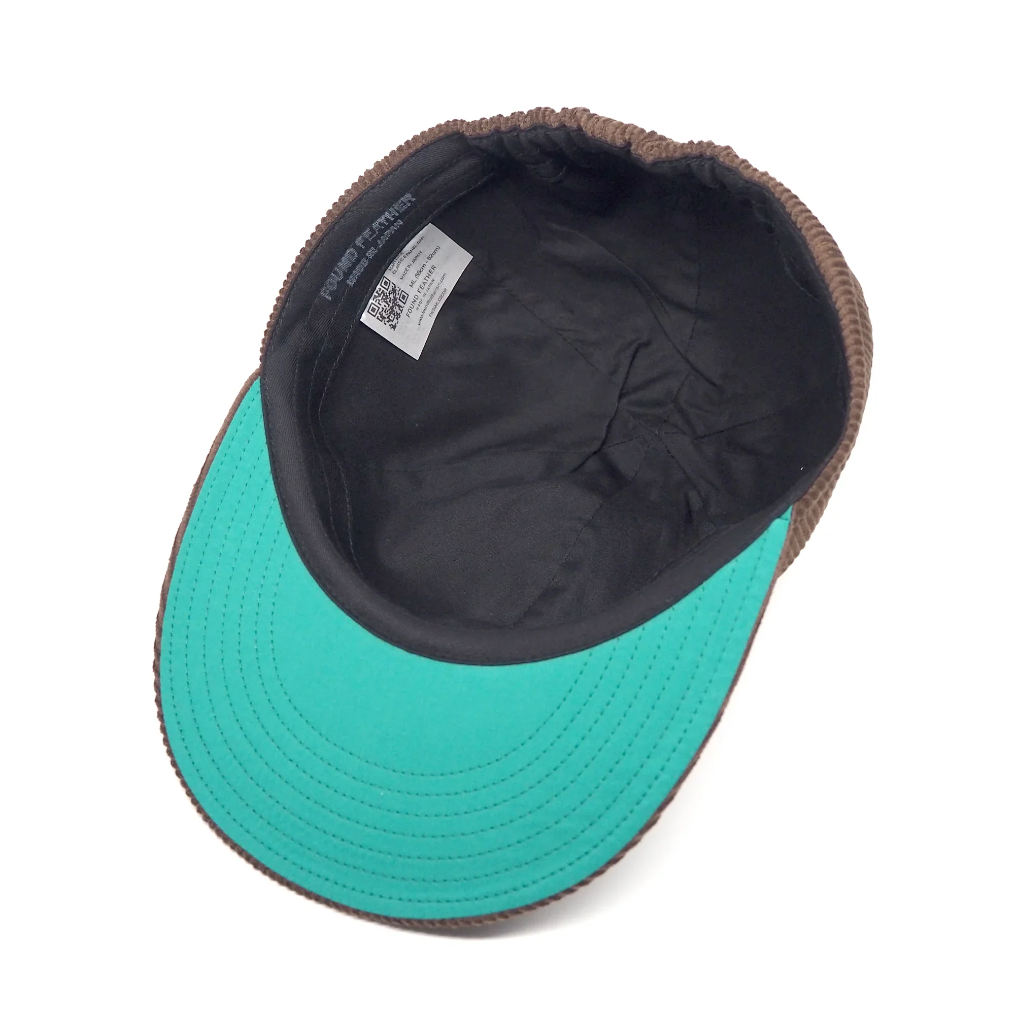 Classic 6 Panel Cap 8W Corduroy - Brown - Image 3