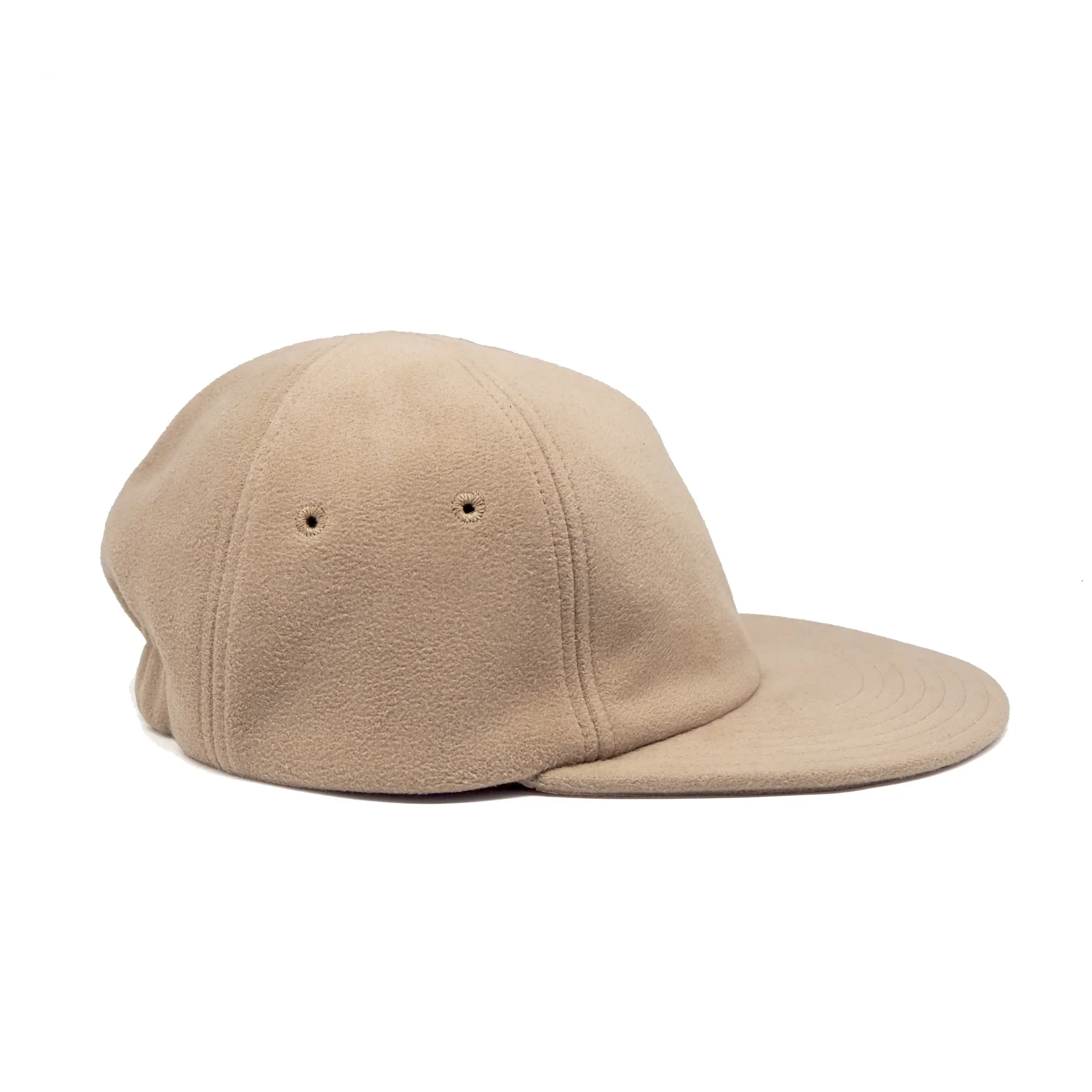 Classic 6 Panel Cap Microsuede - Natural - Image 2