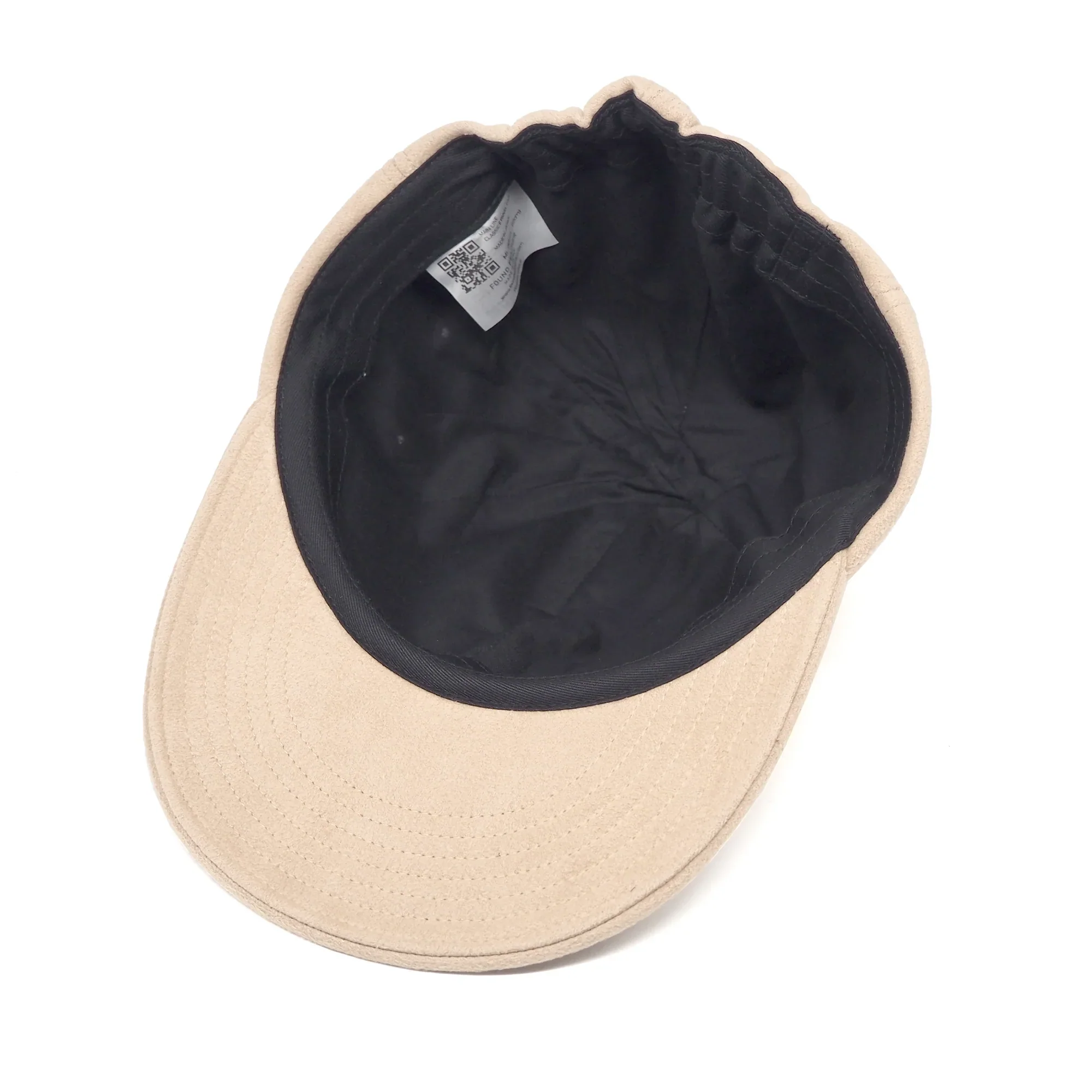 Classic 6 Panel Cap Microsuede - Natural - Image 3