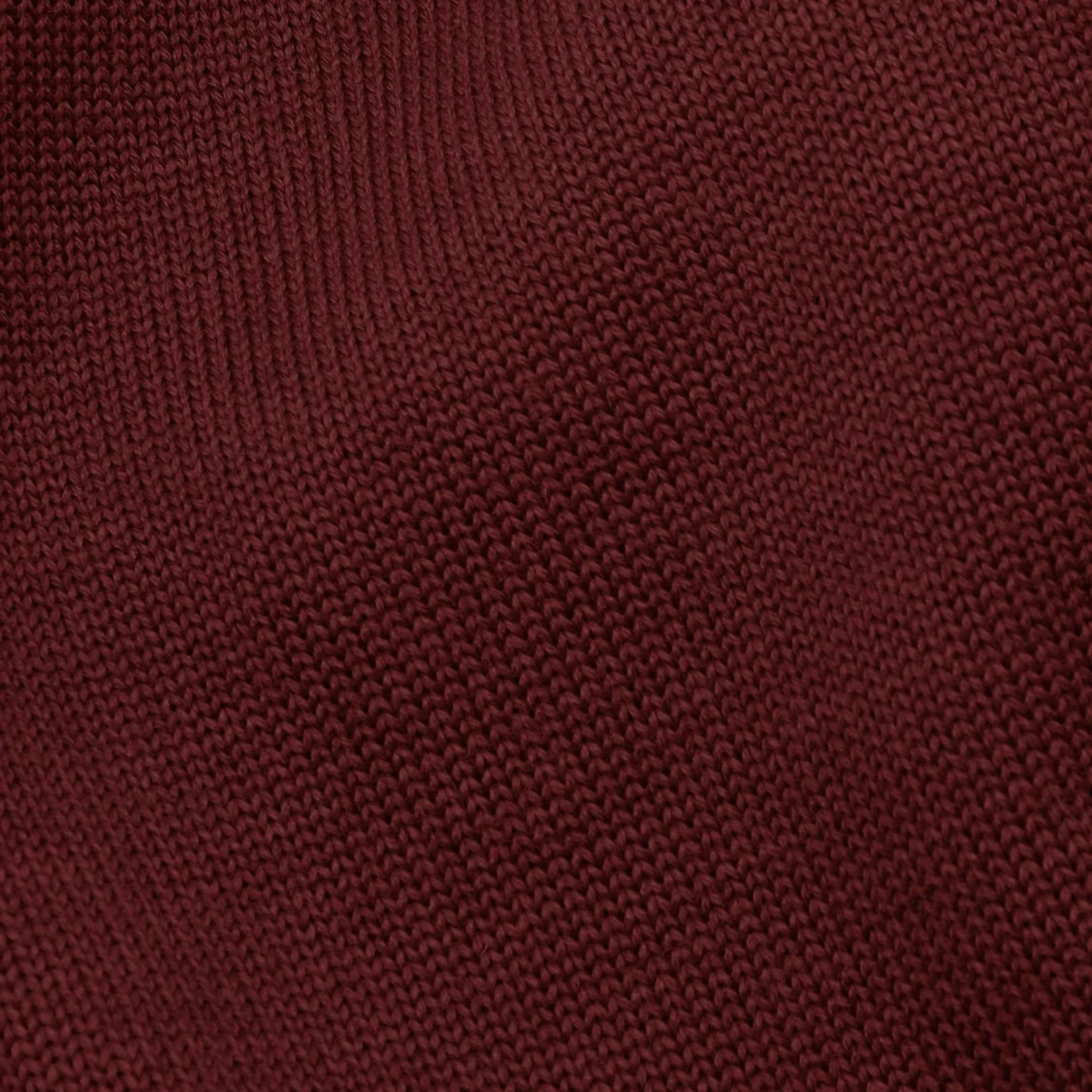 Classic Cardigan - Burgundy Wool Knit - Image 3
