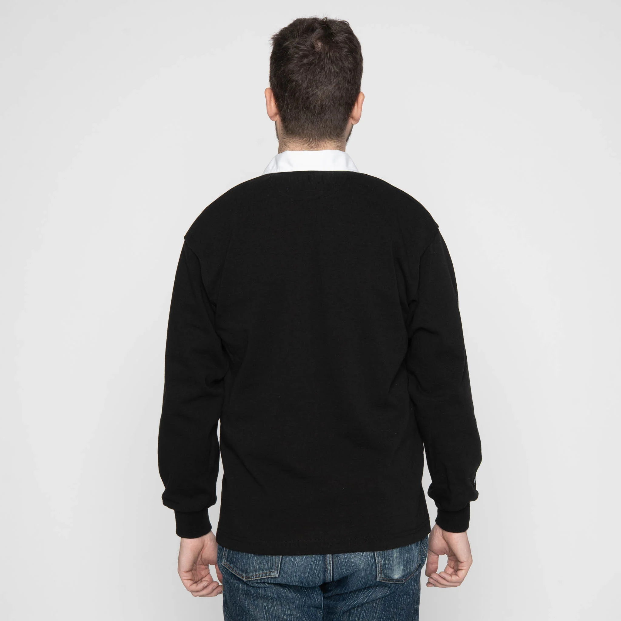 Classic Rugby Jersey - Black - Image 3