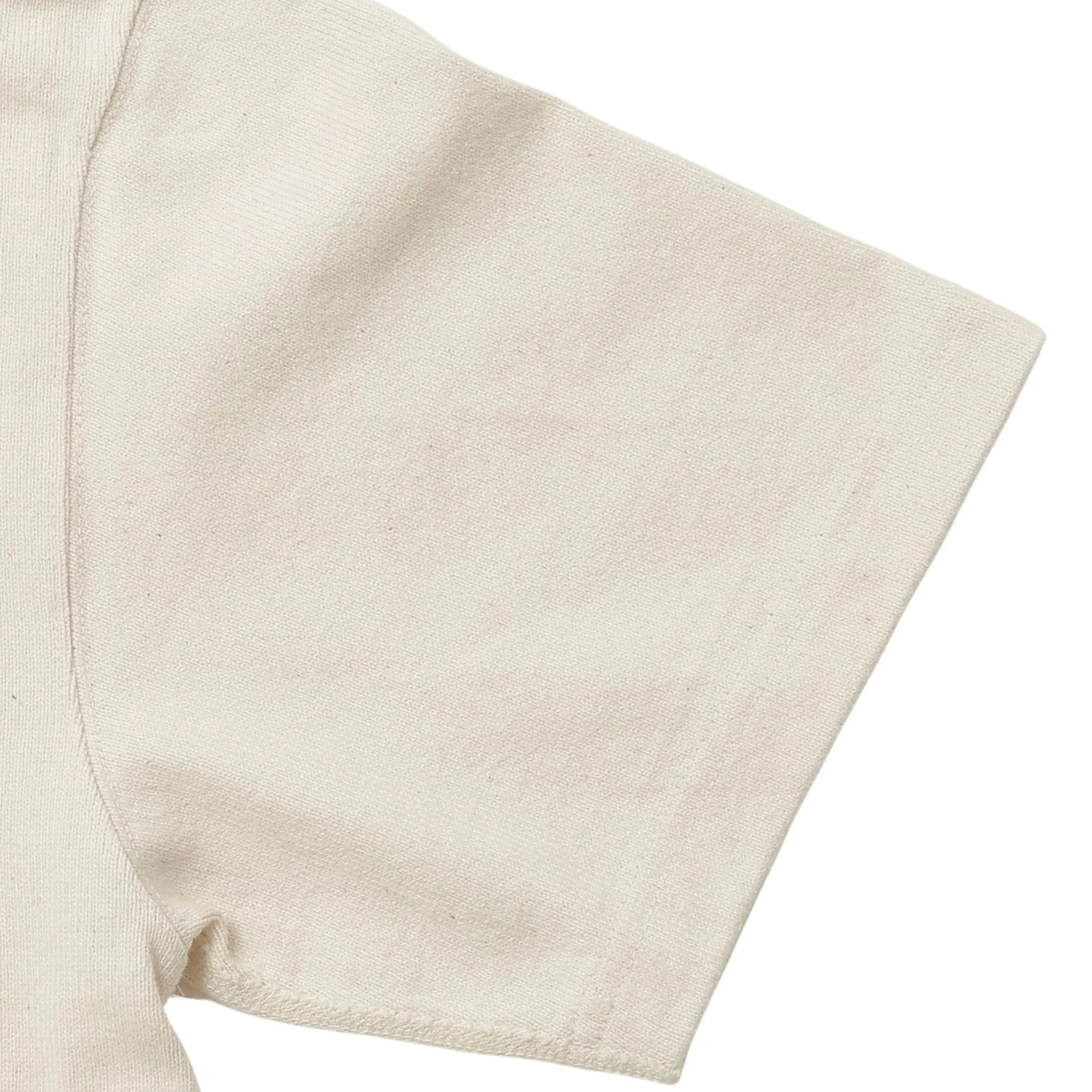 Crewneck T-shirt - Double Heavyweight- Ecru - Image 2