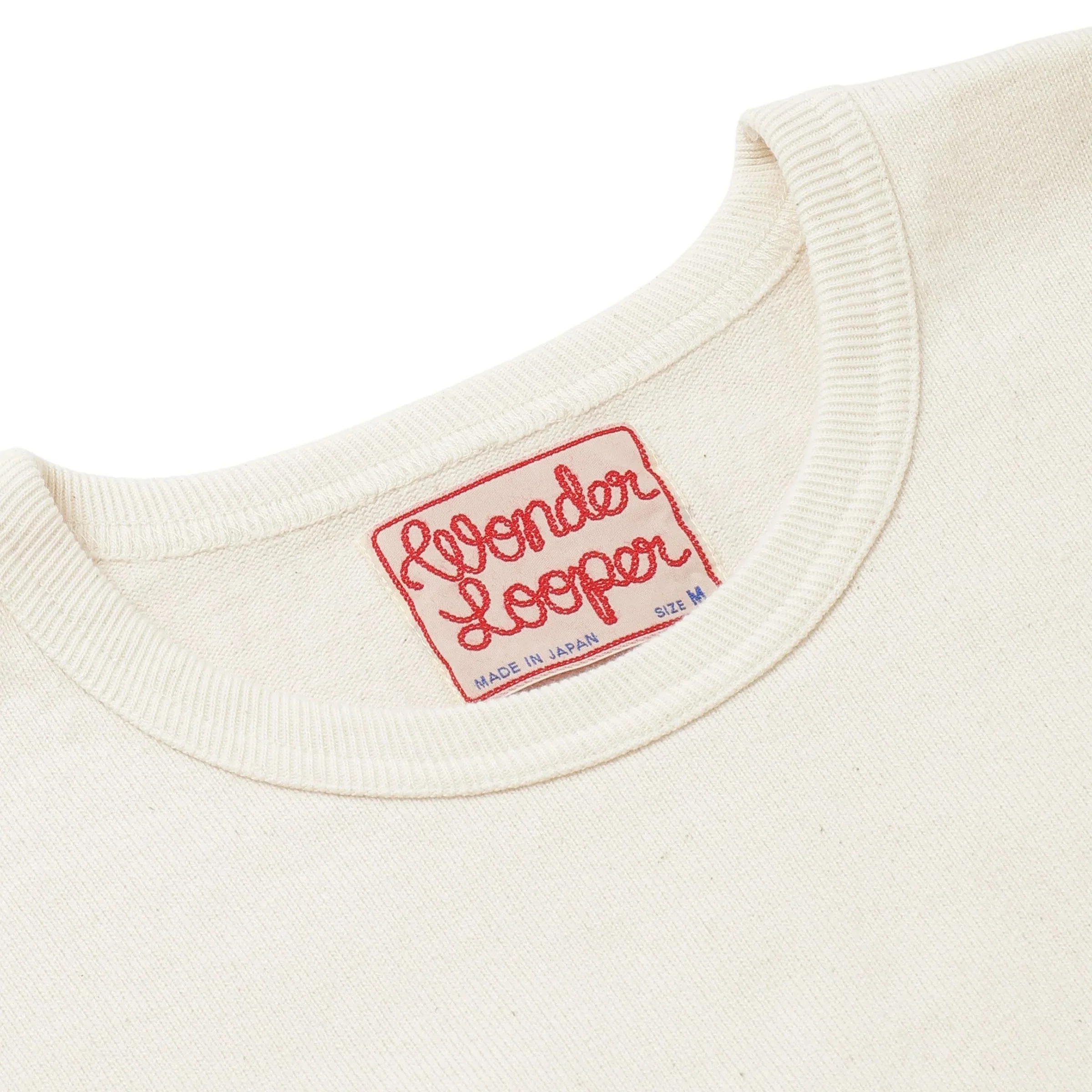 Crewneck T-shirt - Double Heavyweight- Ecru - Image 3
