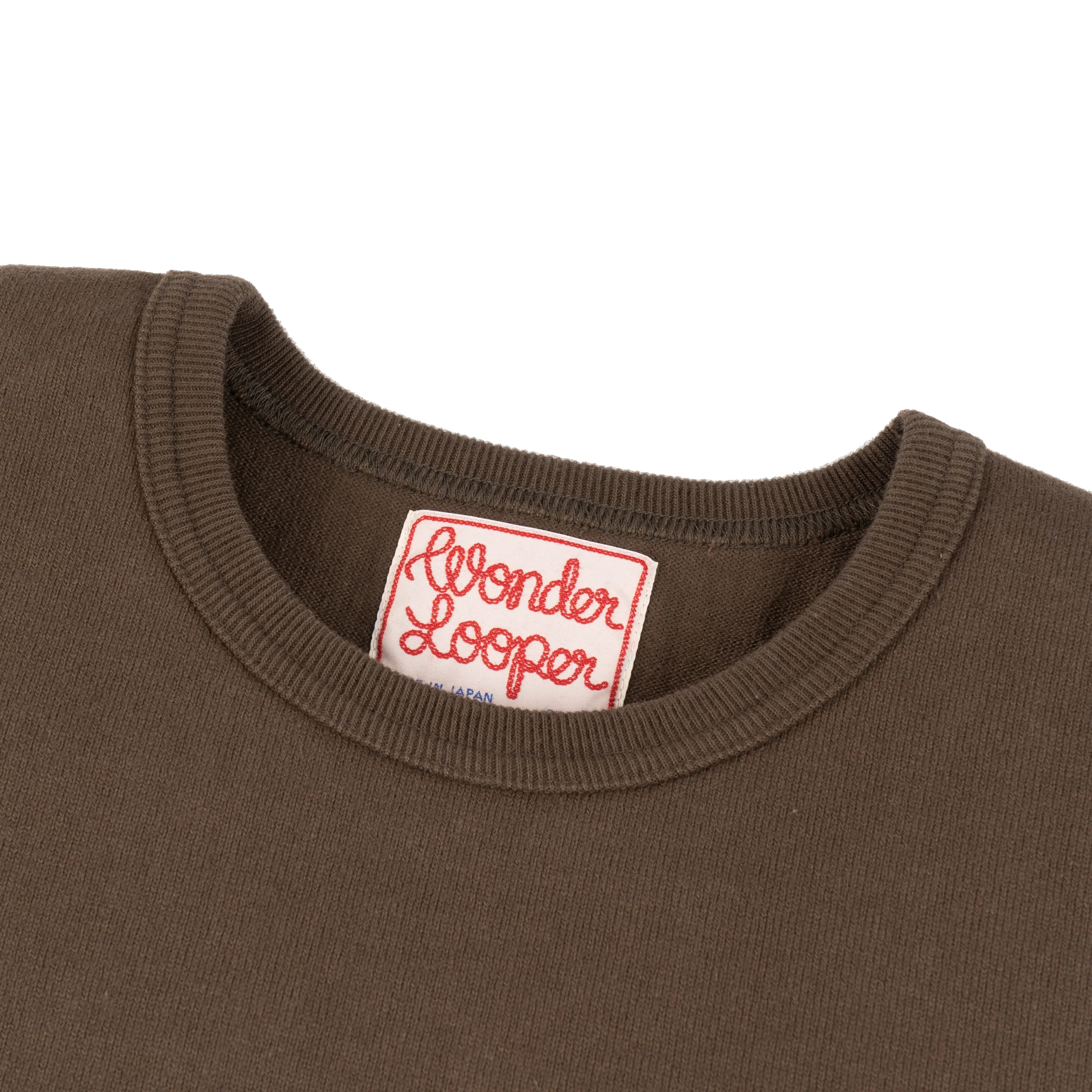 Crewneck T-shirt - Double Heavyweight - Khaki Green - Image 2