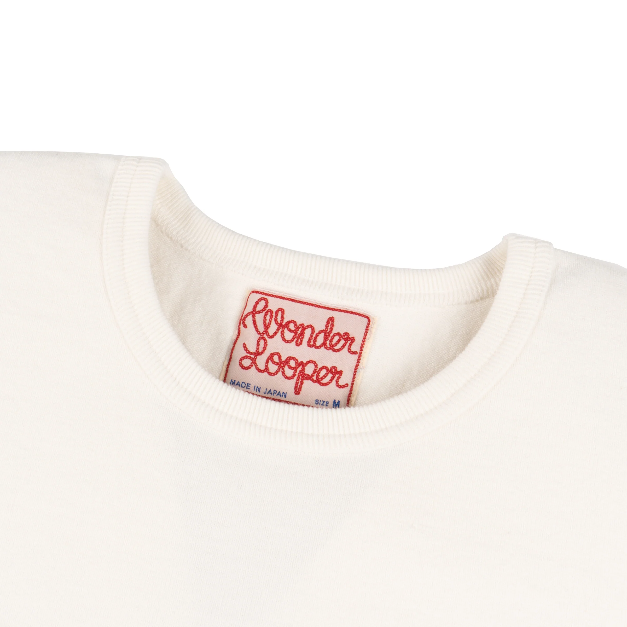 Crewneck T-shirt - Double Heavyweight - White - Image 2