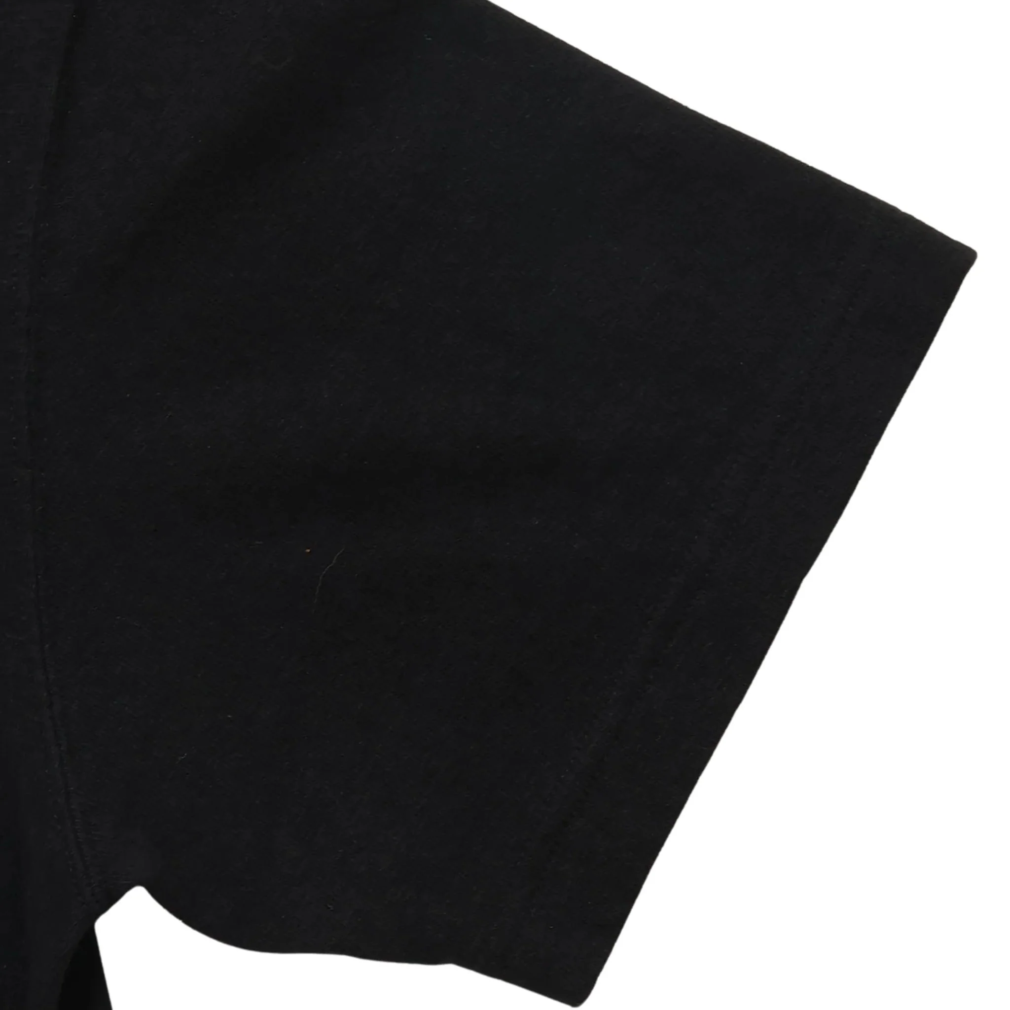 Crewneck T-shirt - ELS Recycled Cotton Slub - Black - Image 4