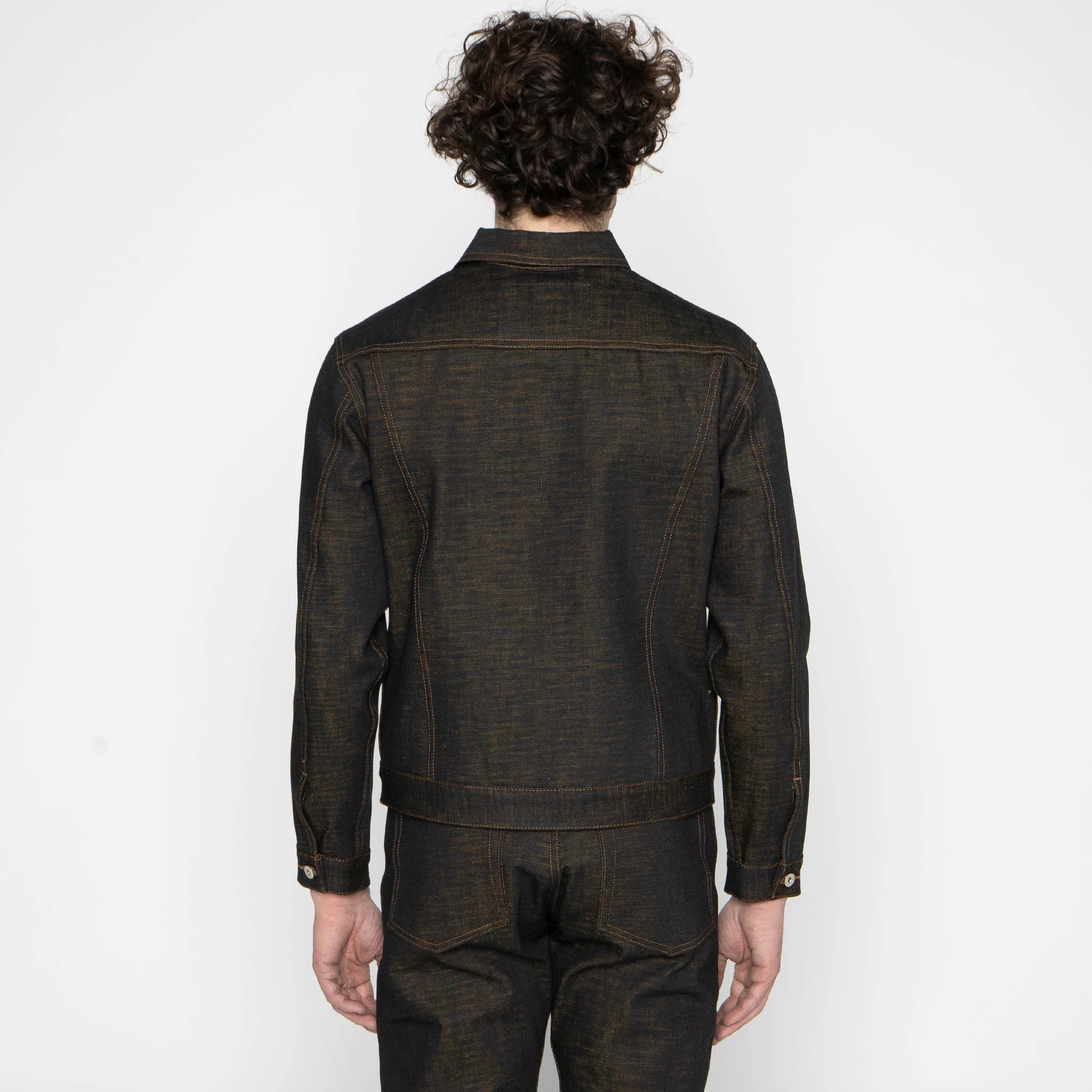 Denim Jacket - Citrus Kasuri Selvedge - Image 4