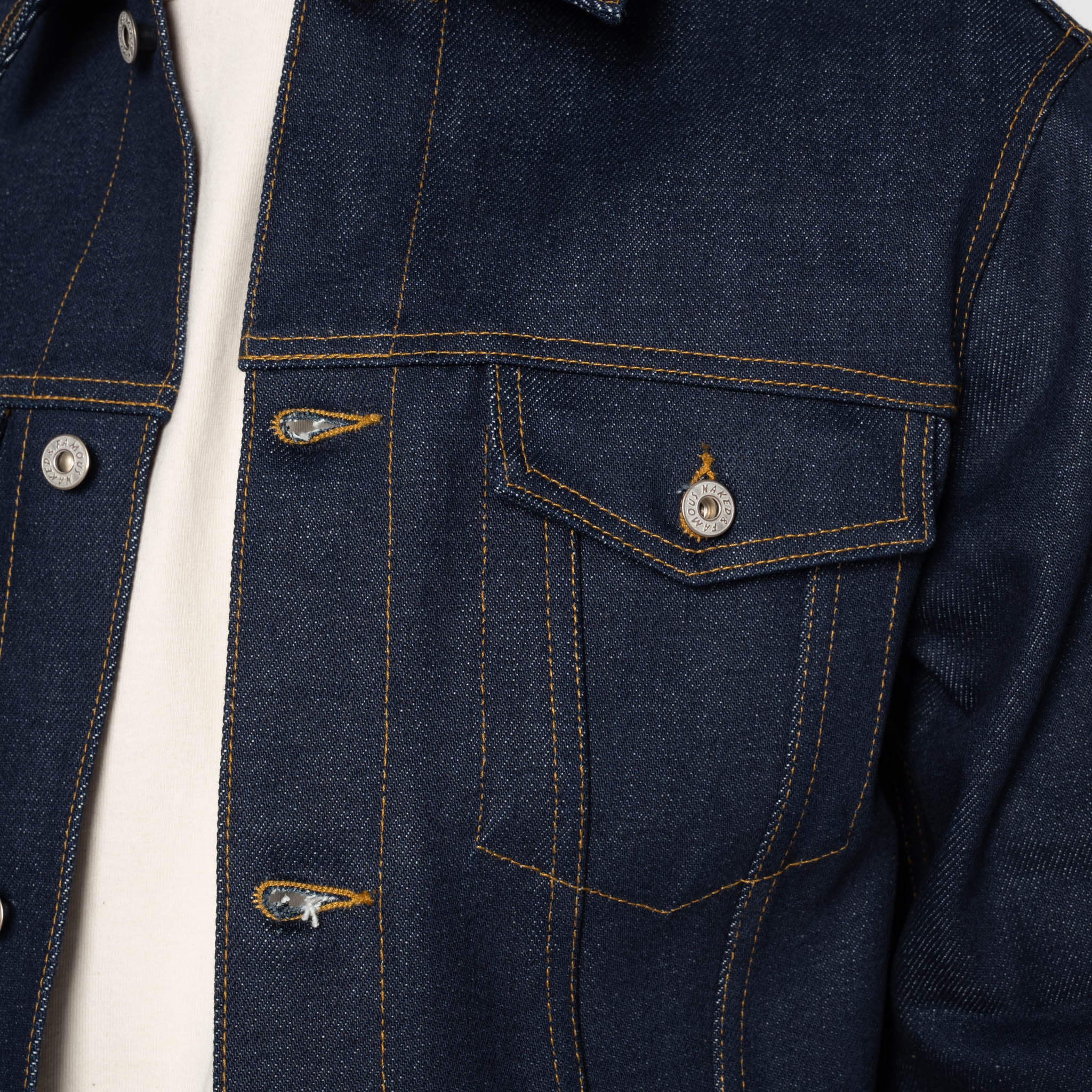 Denim Jacket - Elephant 14 - Dirty Elephant Selvedge - Image 6