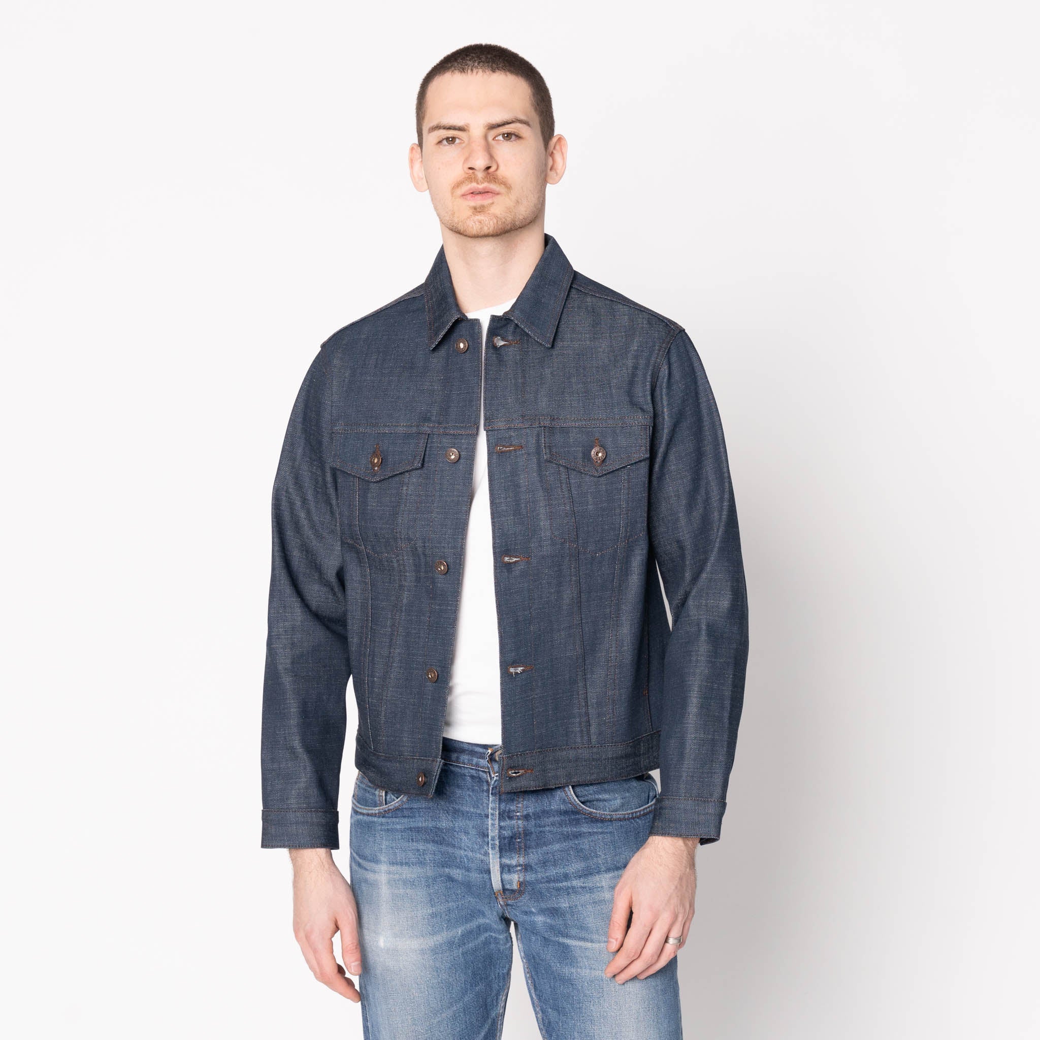 Denim Jacket - Kawataro Selvedge - Indigo - Image 2