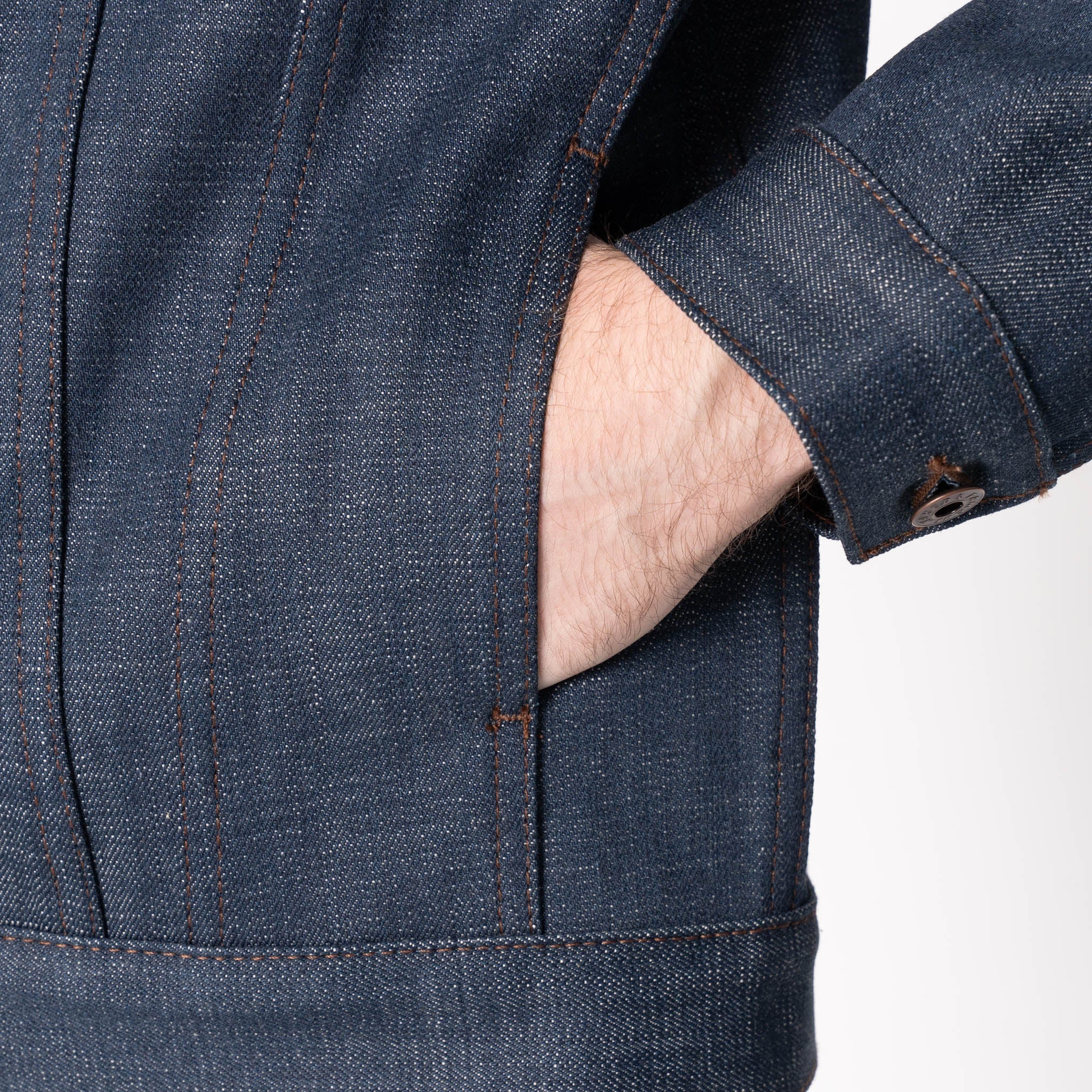 Denim Jacket - Kawataro Selvedge - Indigo - Image 6
