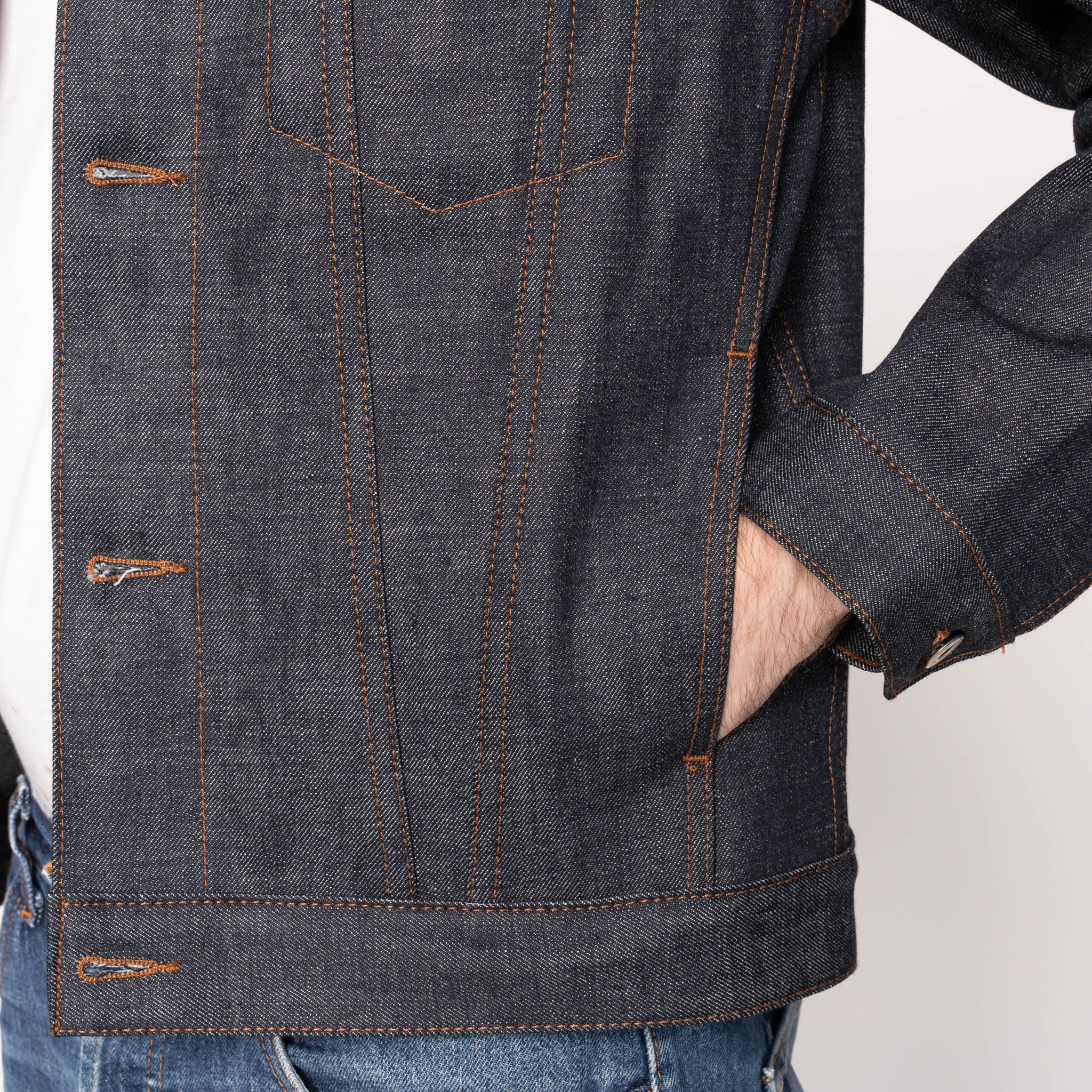Denim Jacket - Love & Peace Selvedge - Image 5