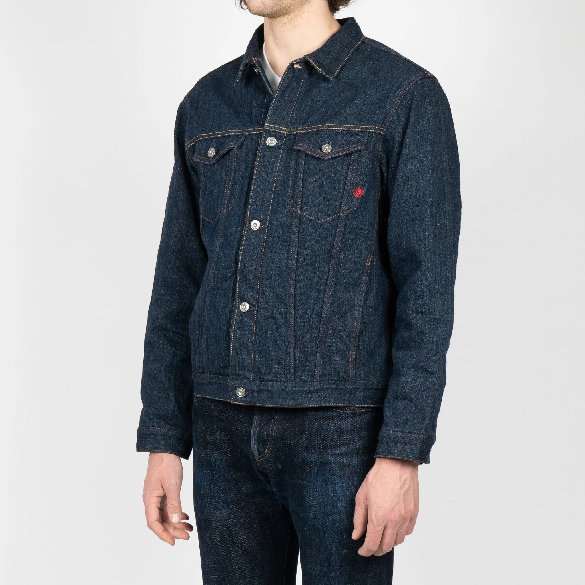 Denim Jacket - MIJ9 - "Tennen Ai" Natural Indigo Slub Selvedge - Image 7