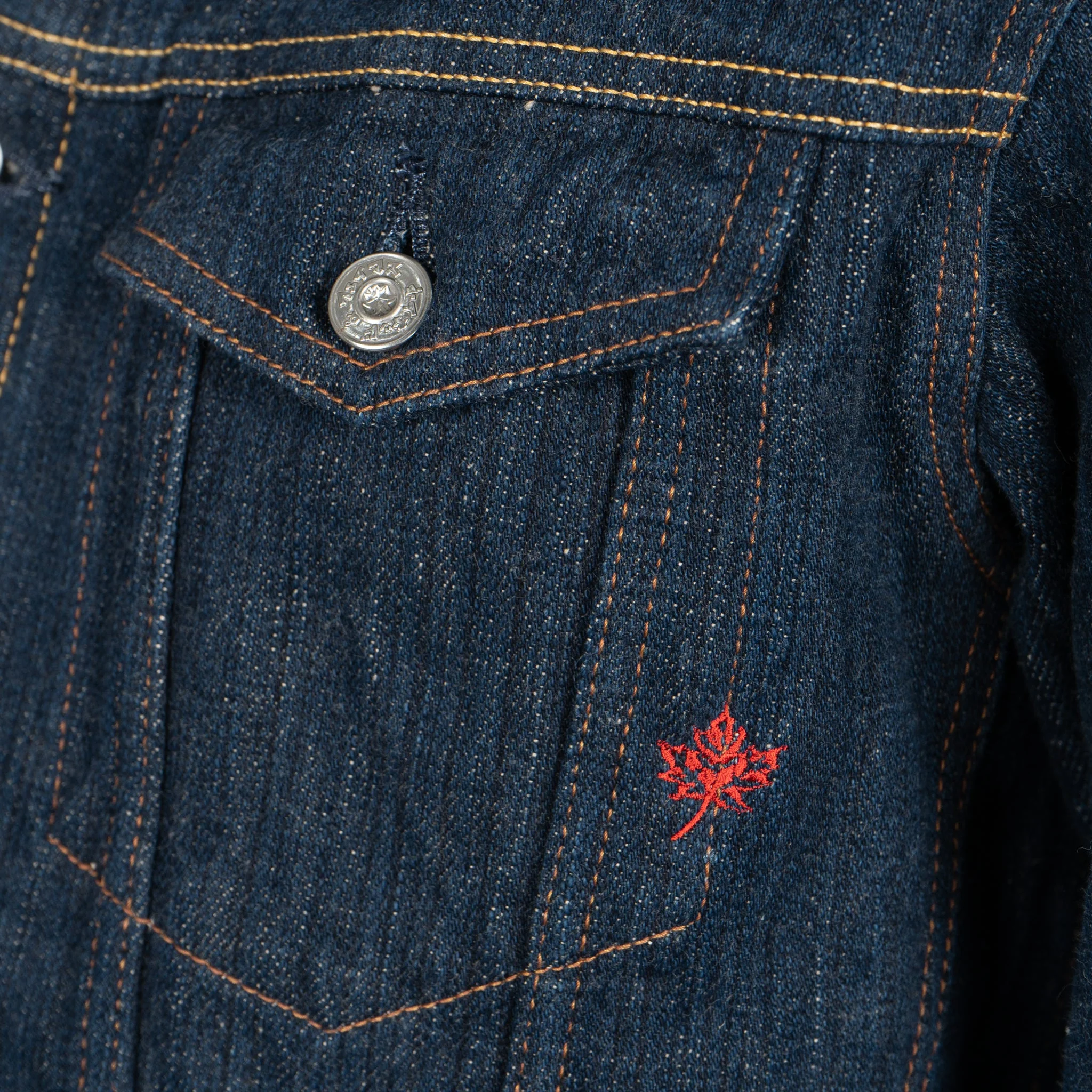 Denim Jacket - MIJ9 - "Tennen Ai" Natural Indigo Slub Selvedge - Image 8