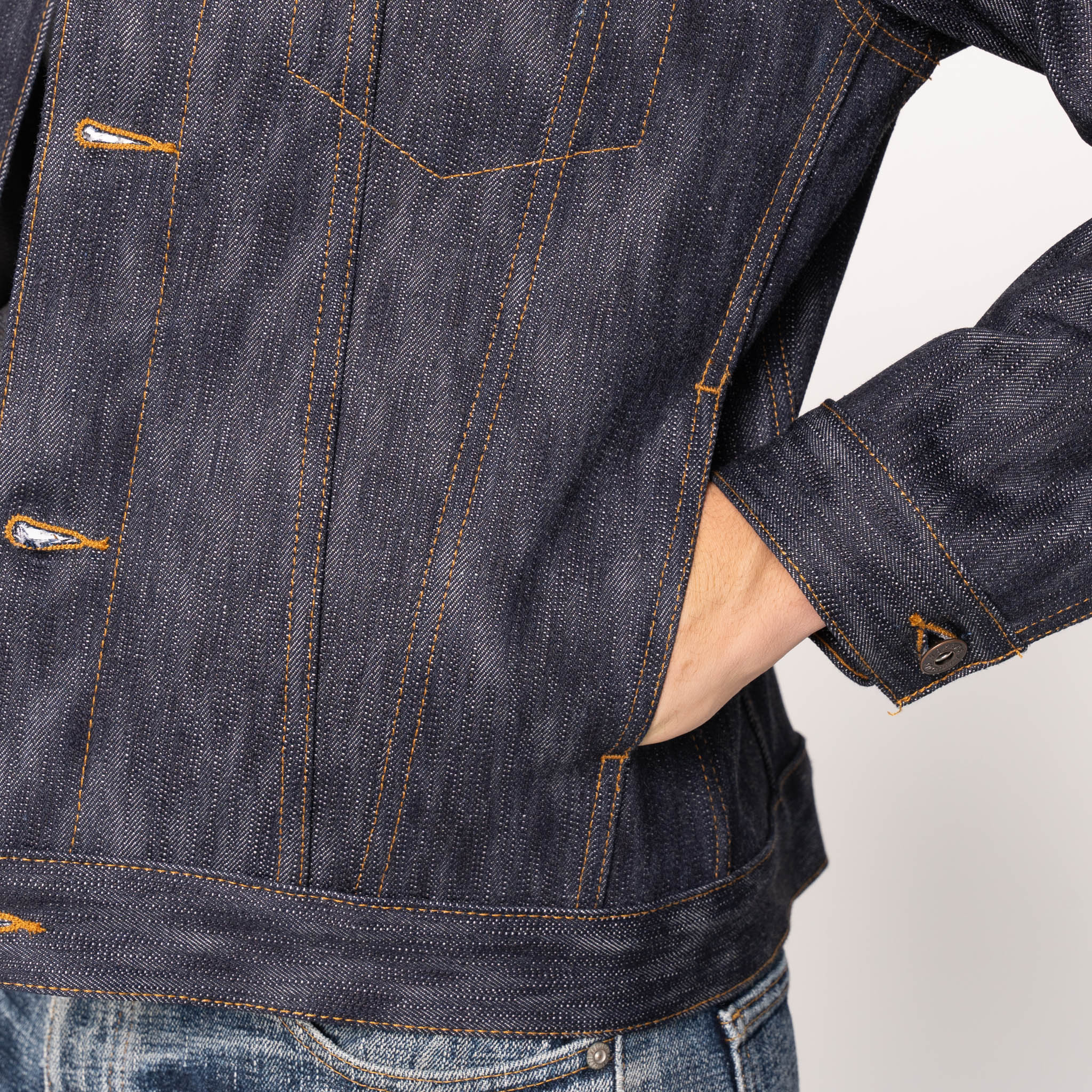 Denim Jacket - Sakura Slub Selvedge - Image 5