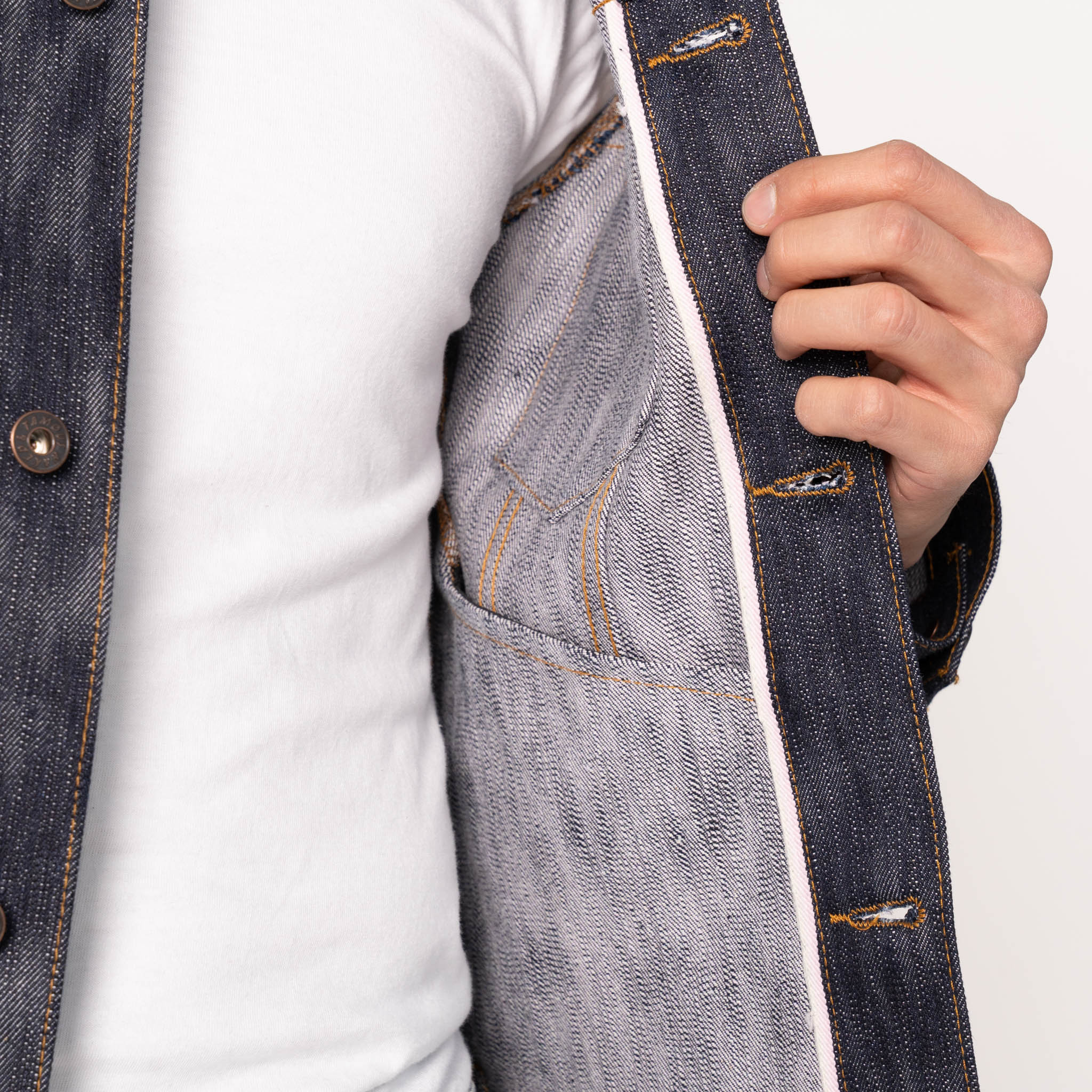 Denim Jacket - Sakura Slub Selvedge - Image 6