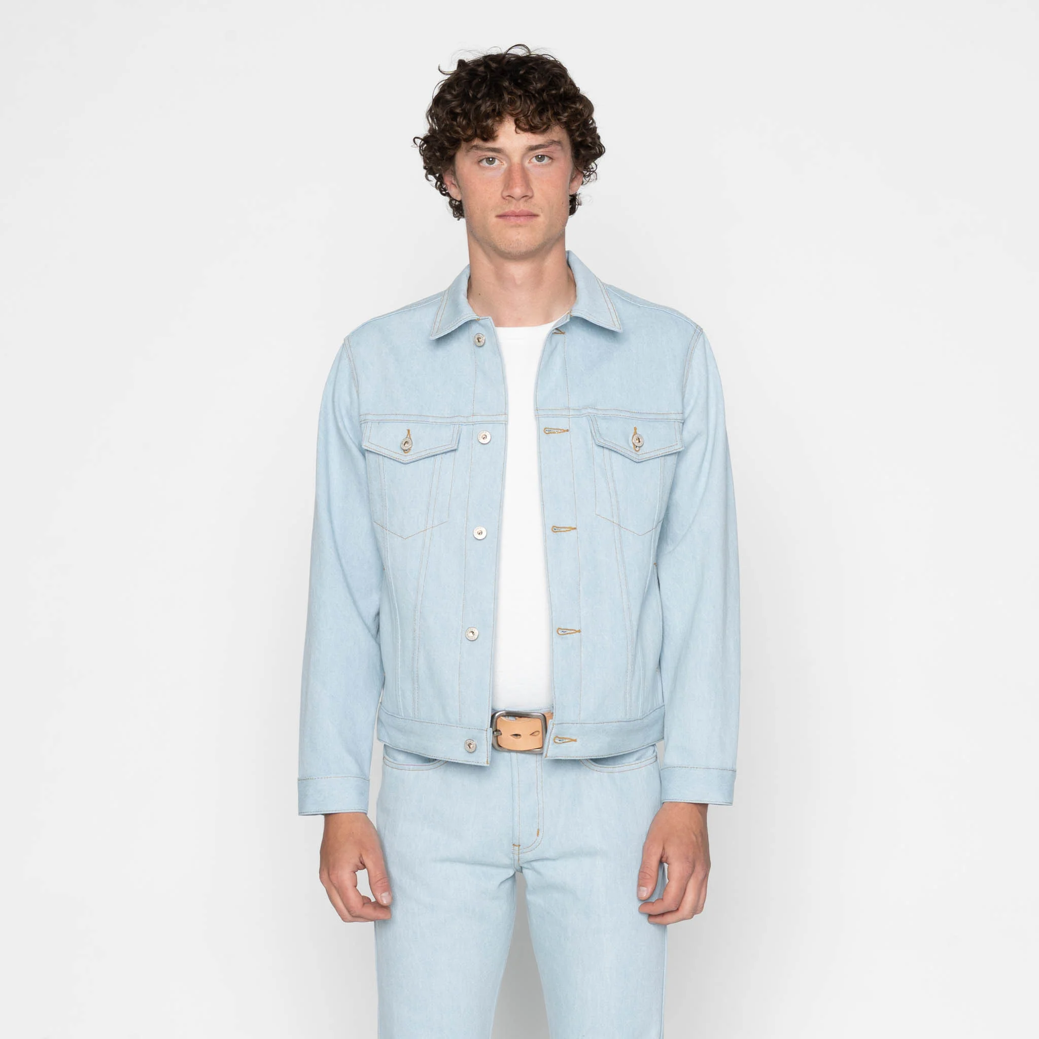 Denim Jacket - Secret Agent Denim - Bleach Blue - Image 2