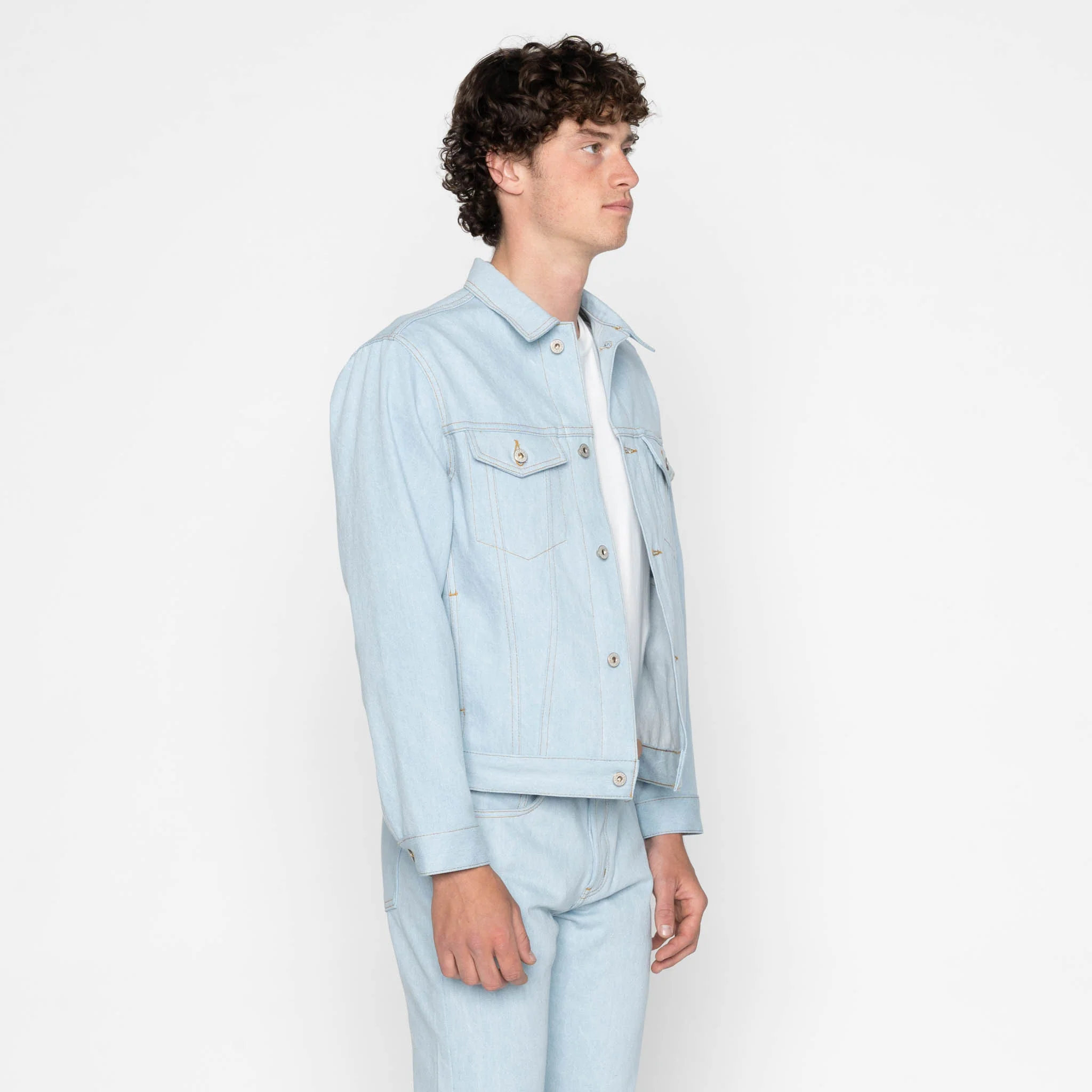 Denim Jacket - Secret Agent Denim - Bleach Blue - Image 3