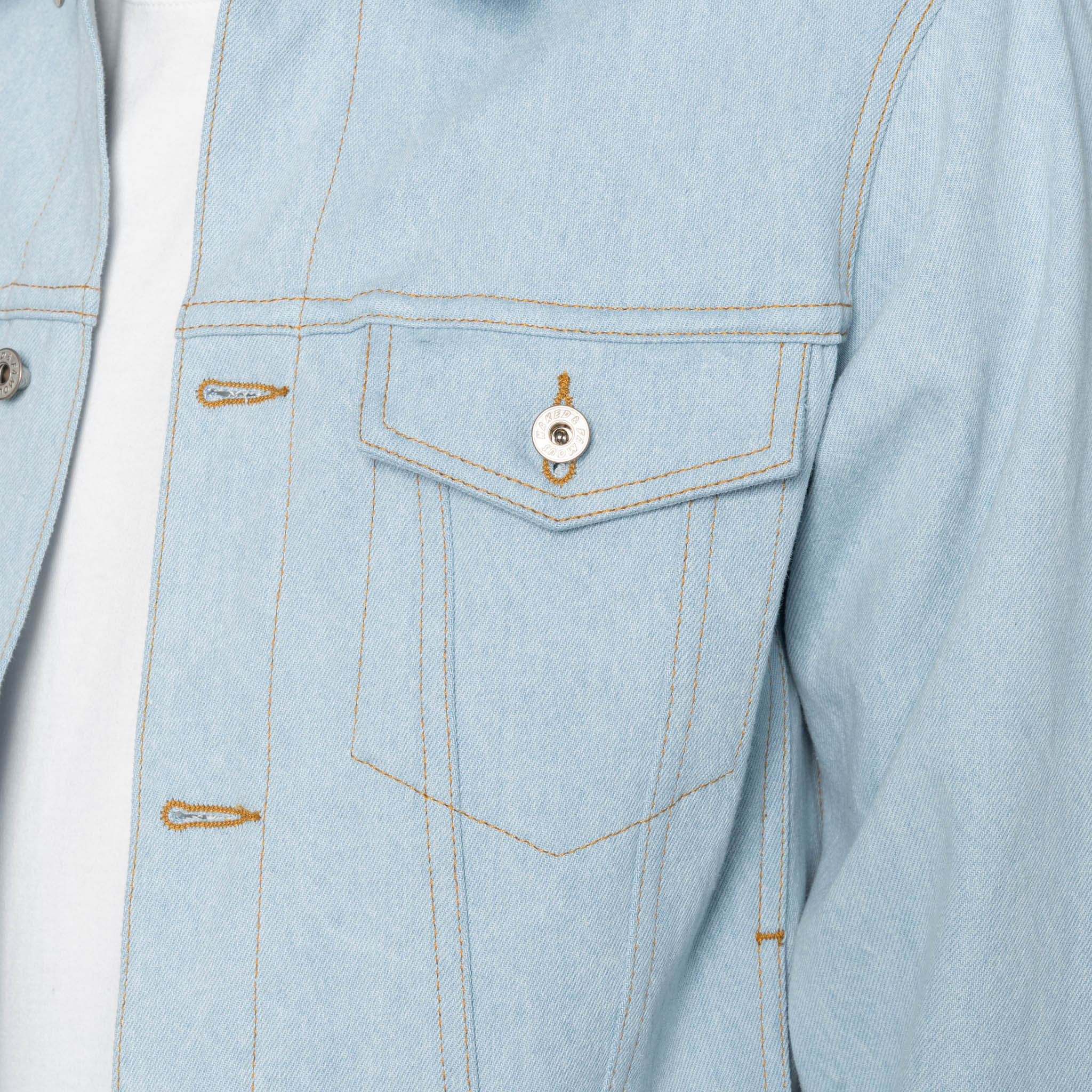 Denim Jacket - Secret Agent Denim - Bleach Blue - Image 5