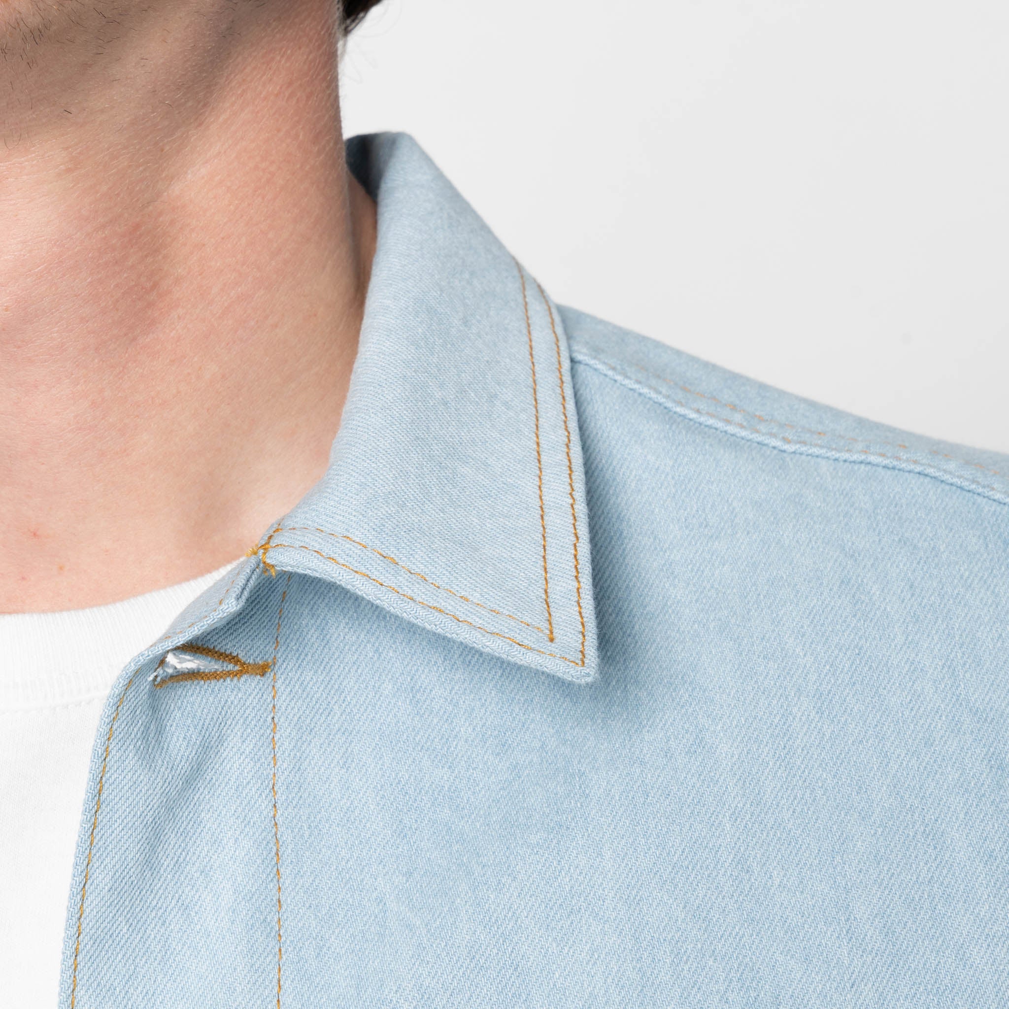 Denim Jacket - Secret Agent Denim - Bleach Blue - Image 6