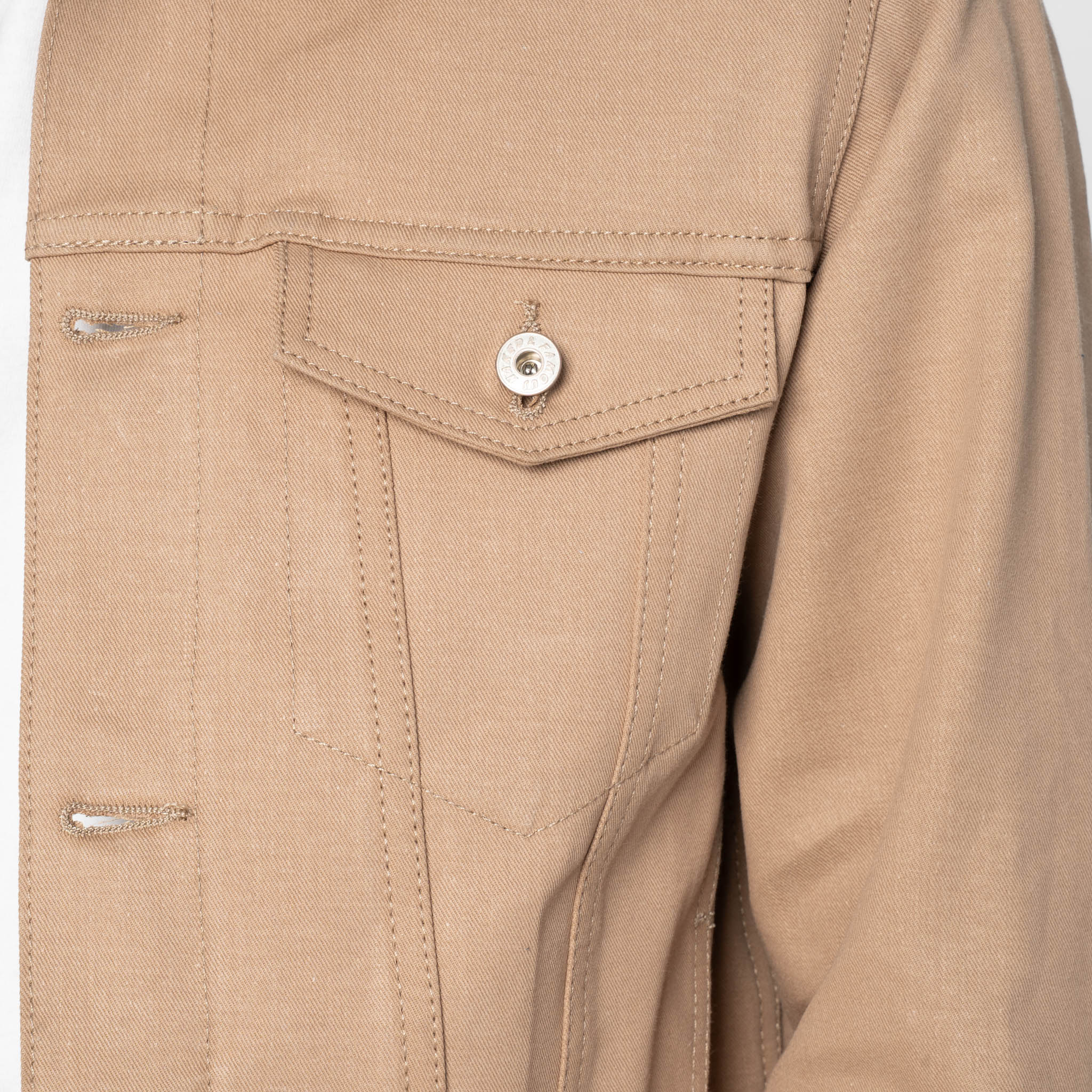 Denim Jacket - Selvedge Slacks Beige - Image 5