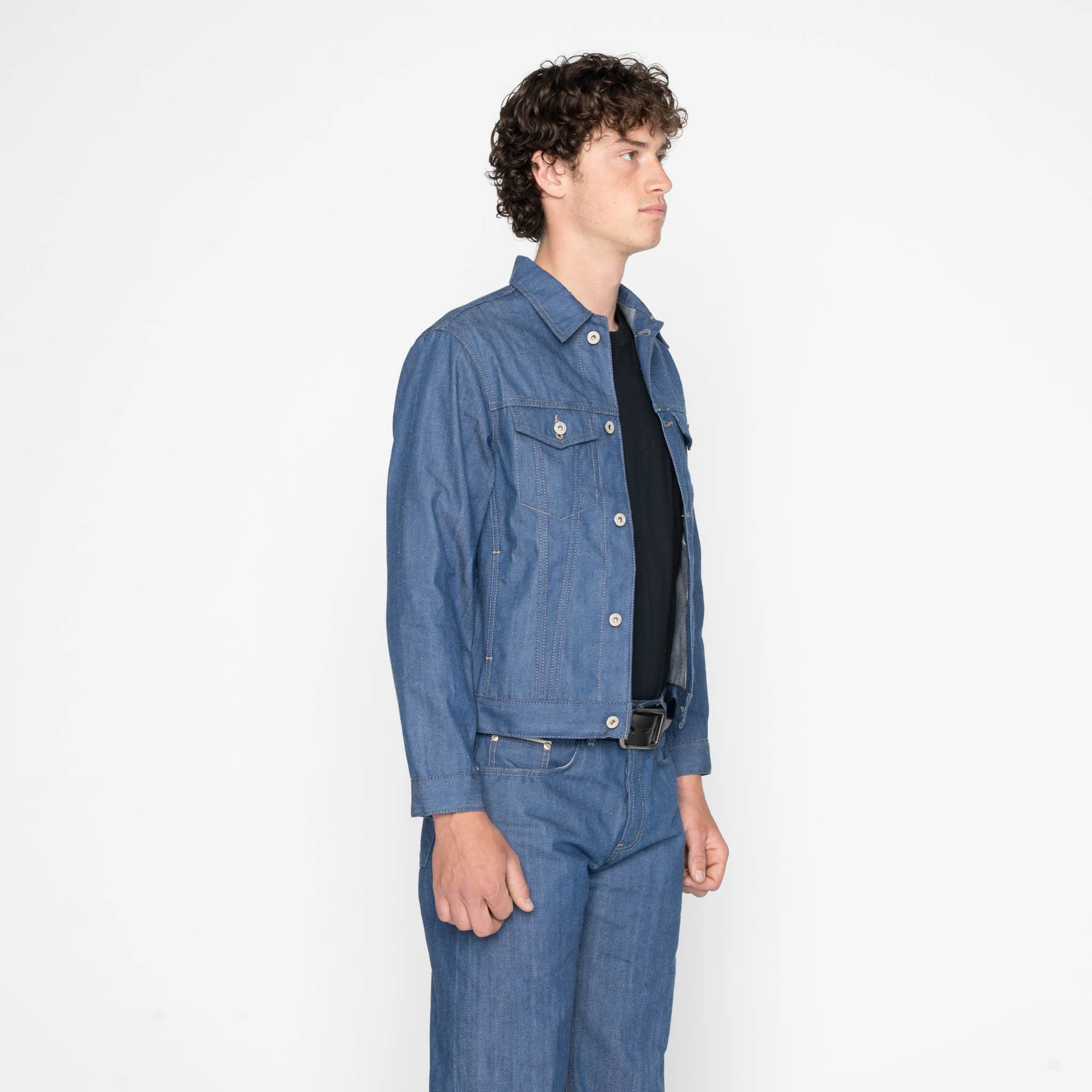Denim Jacket  - The Cat’s Pyjamas Selvedge - Blue - Image 3