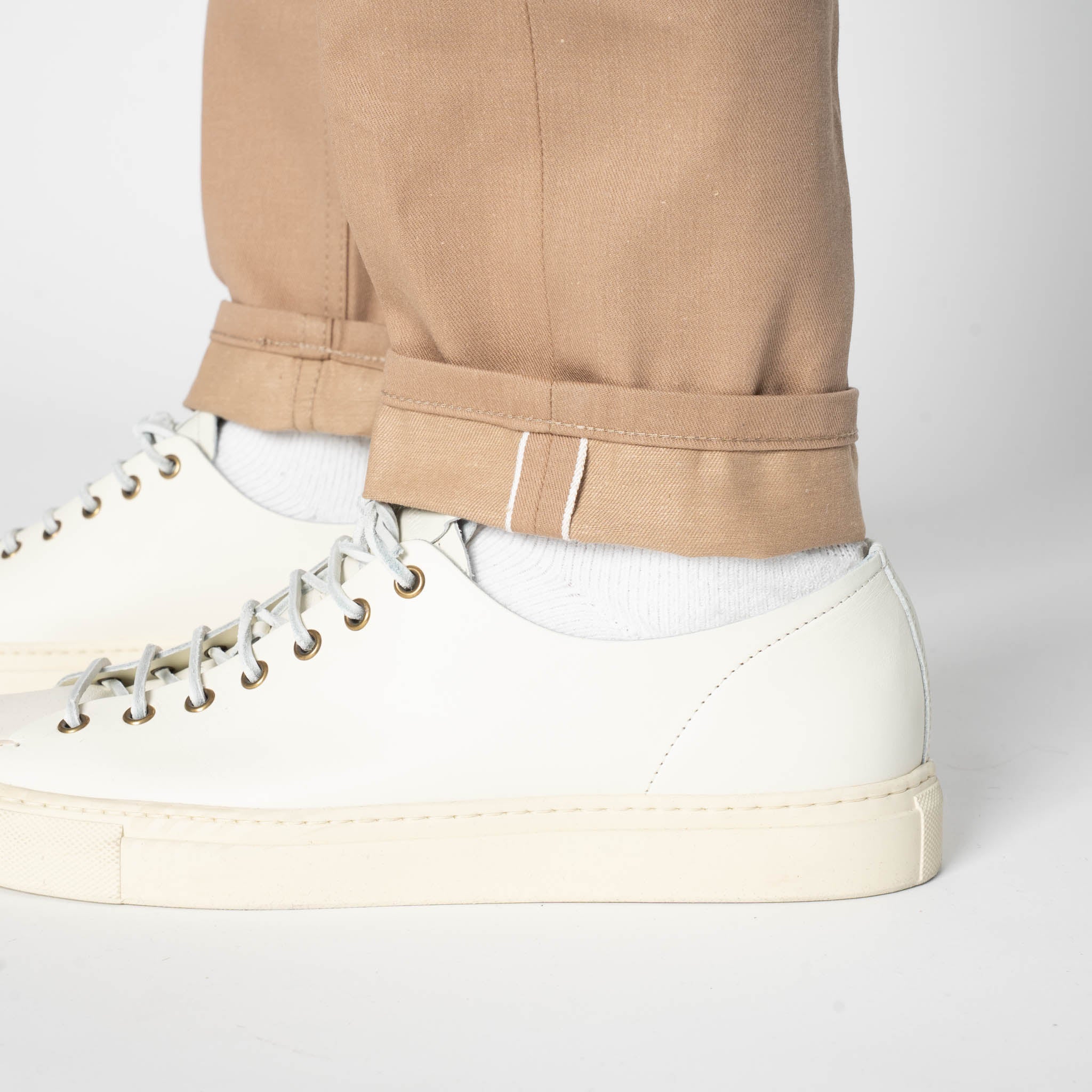 Easy Guy - Selvedge Slacks Beige - Image 7