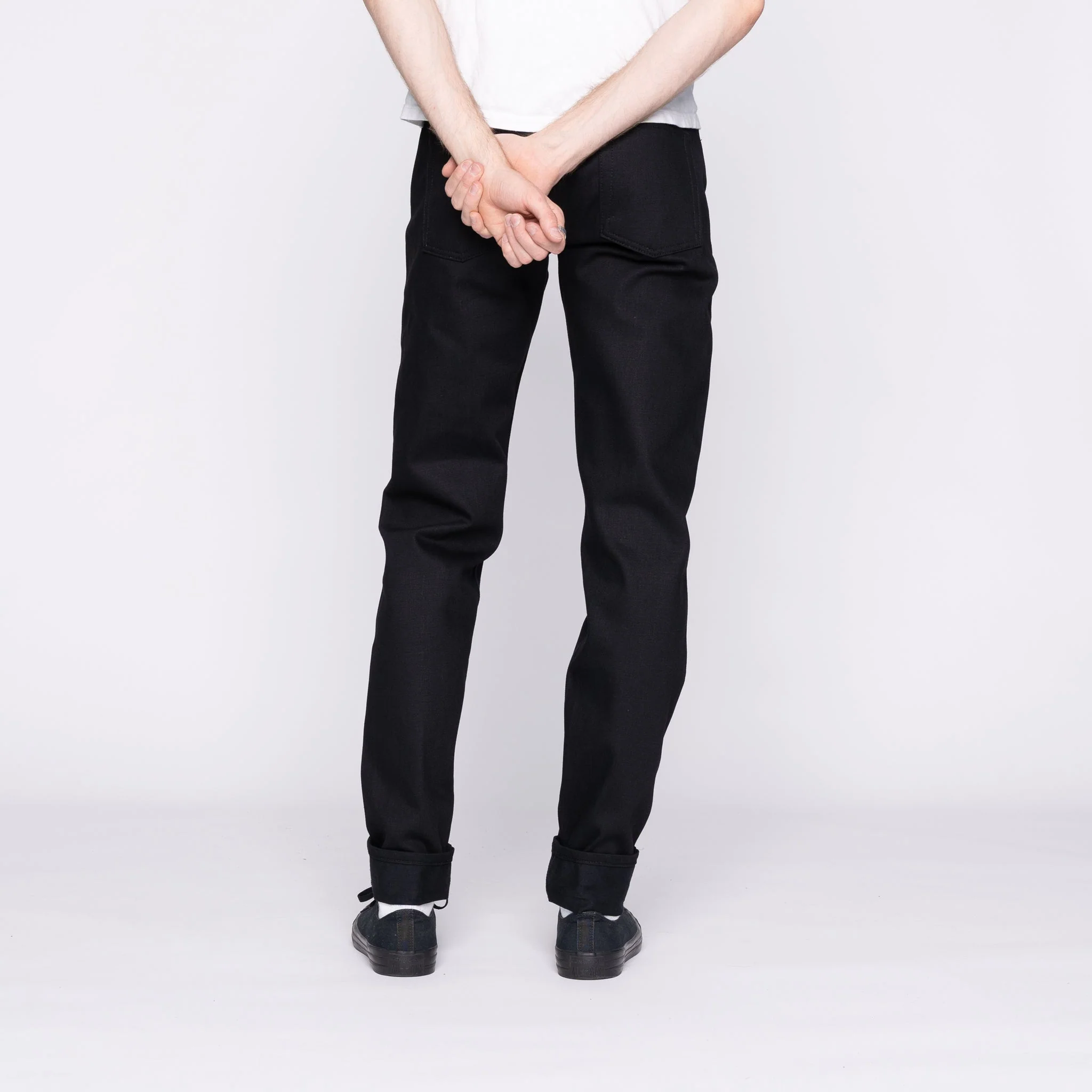 Easy Guy - Solid Black Selvedge - 36" Long Inseam - Image 3