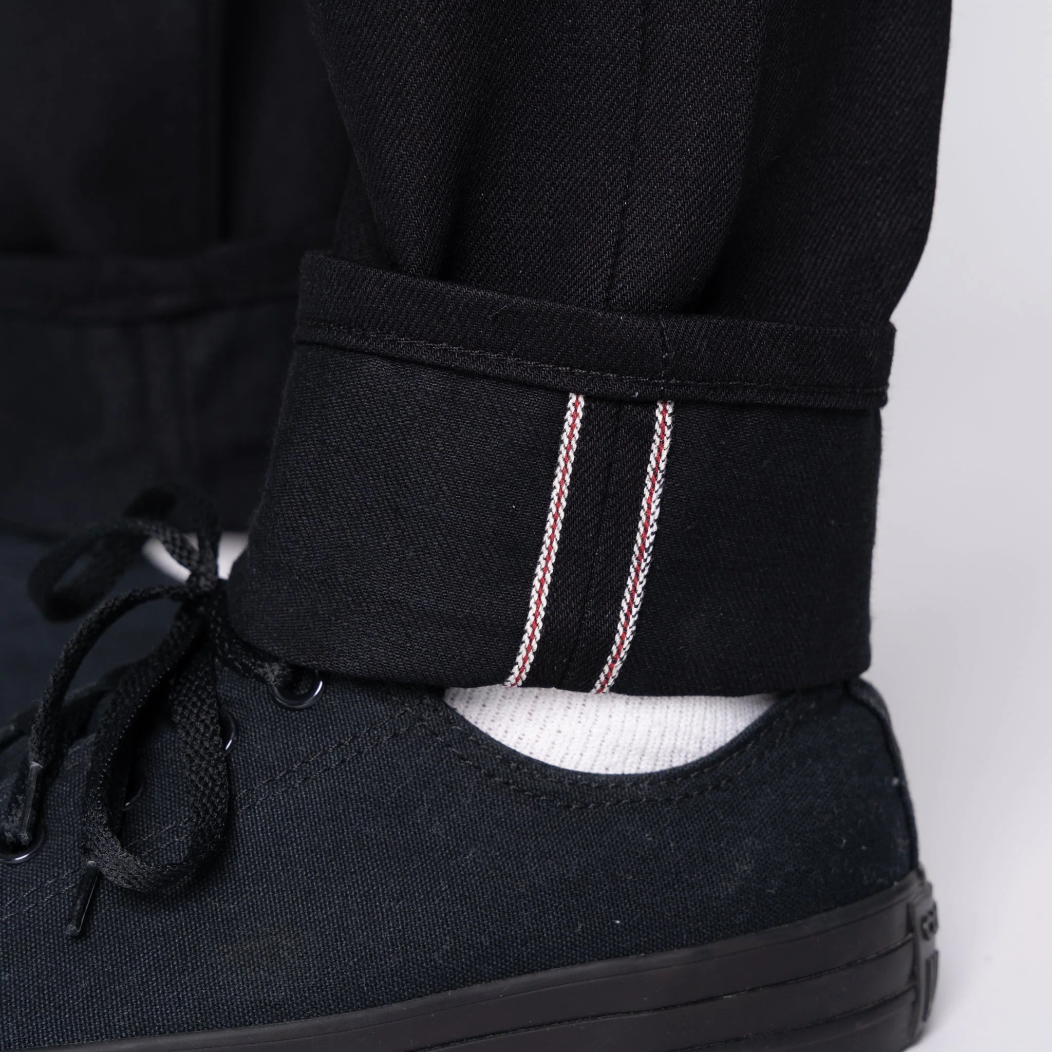 Easy Guy - Solid Black Selvedge - 36" Long Inseam - Image 6