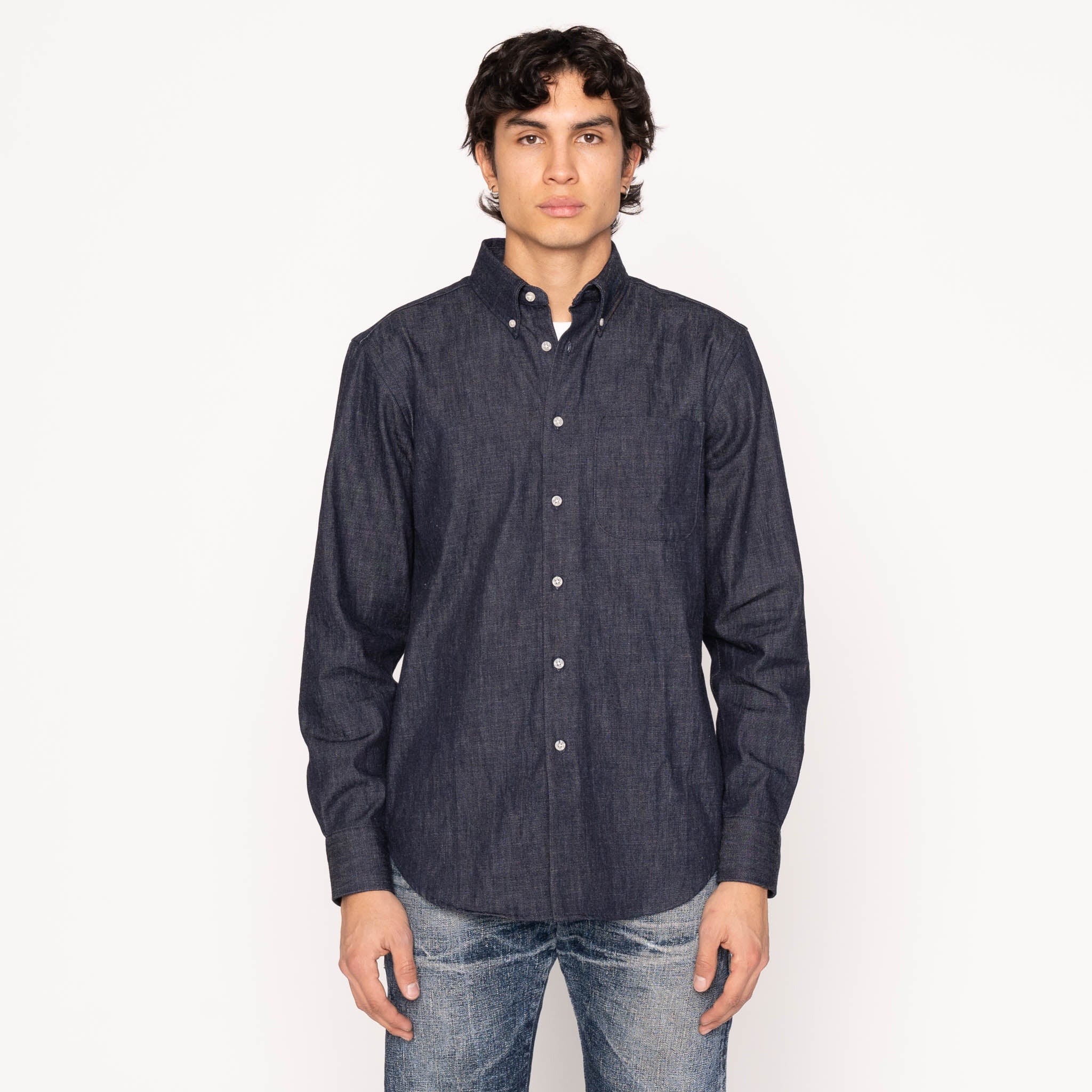 Easy Shirt - Slub Nep Denim - Image 2