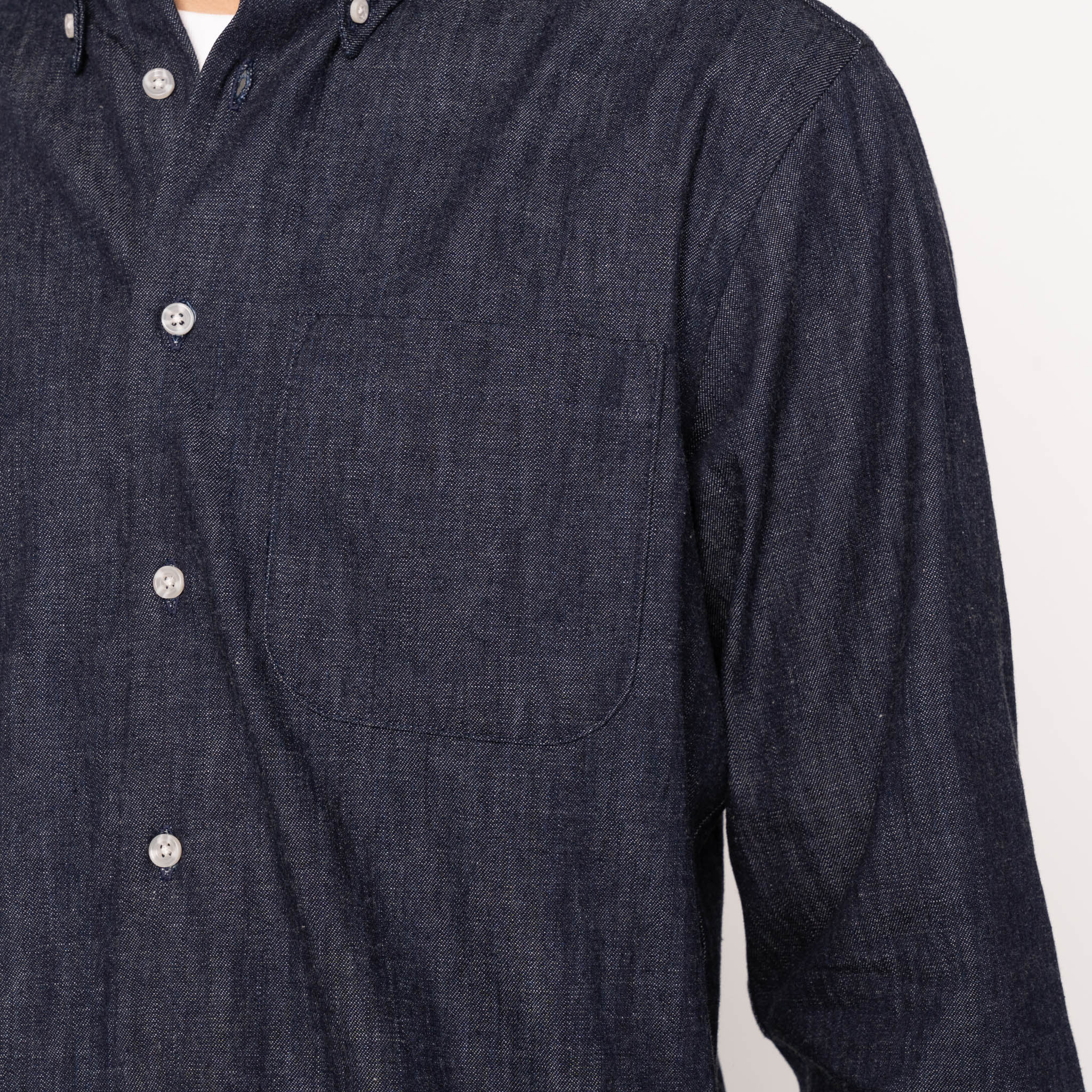 Easy Shirt - Slub Nep Denim - Image 5