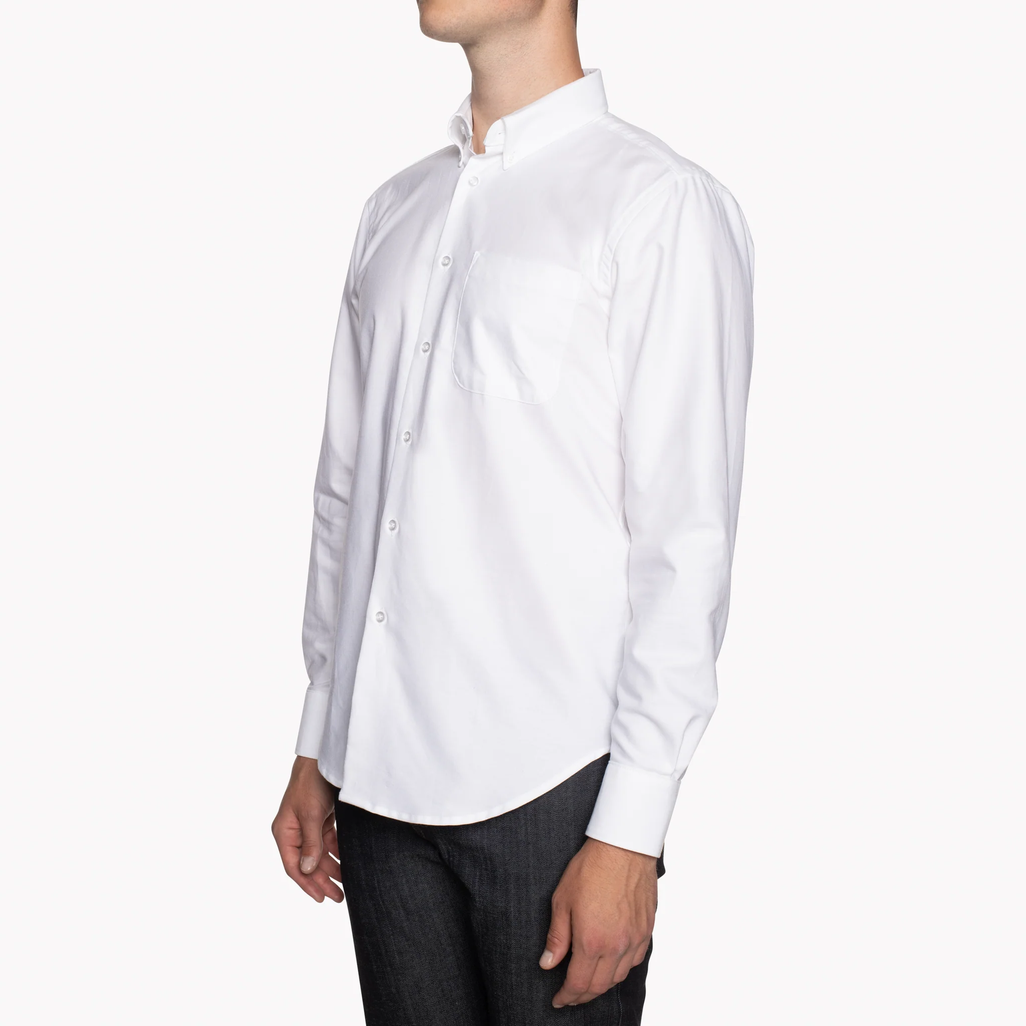Easy Shirt - Cotton Oxford - White - Image 3