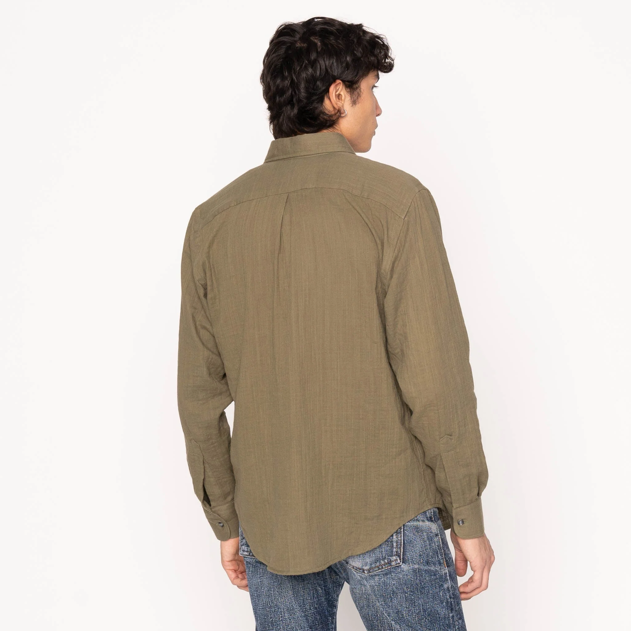 Easy Shirt - Double Weave Slub Gauze - Juniper - Image 3