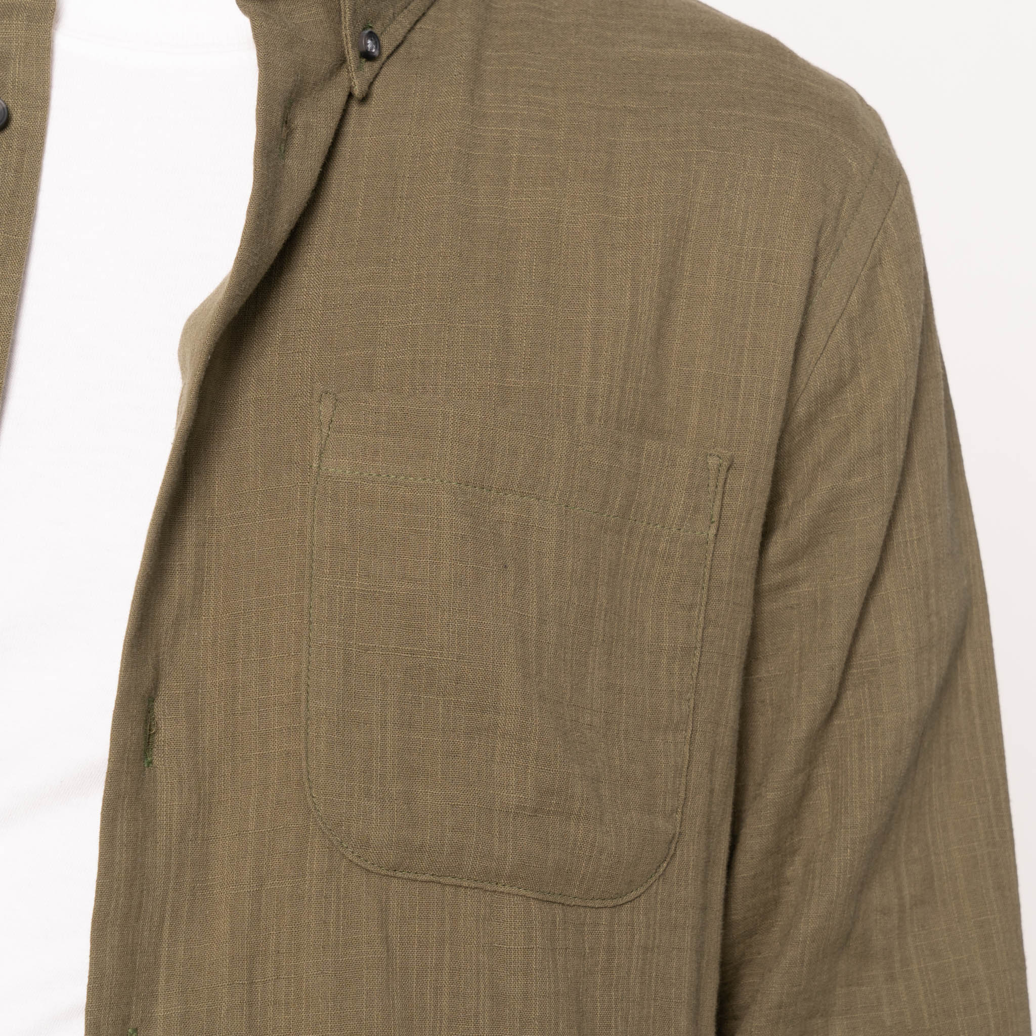 Easy Shirt - Double Weave Slub Gauze - Juniper - Image 5