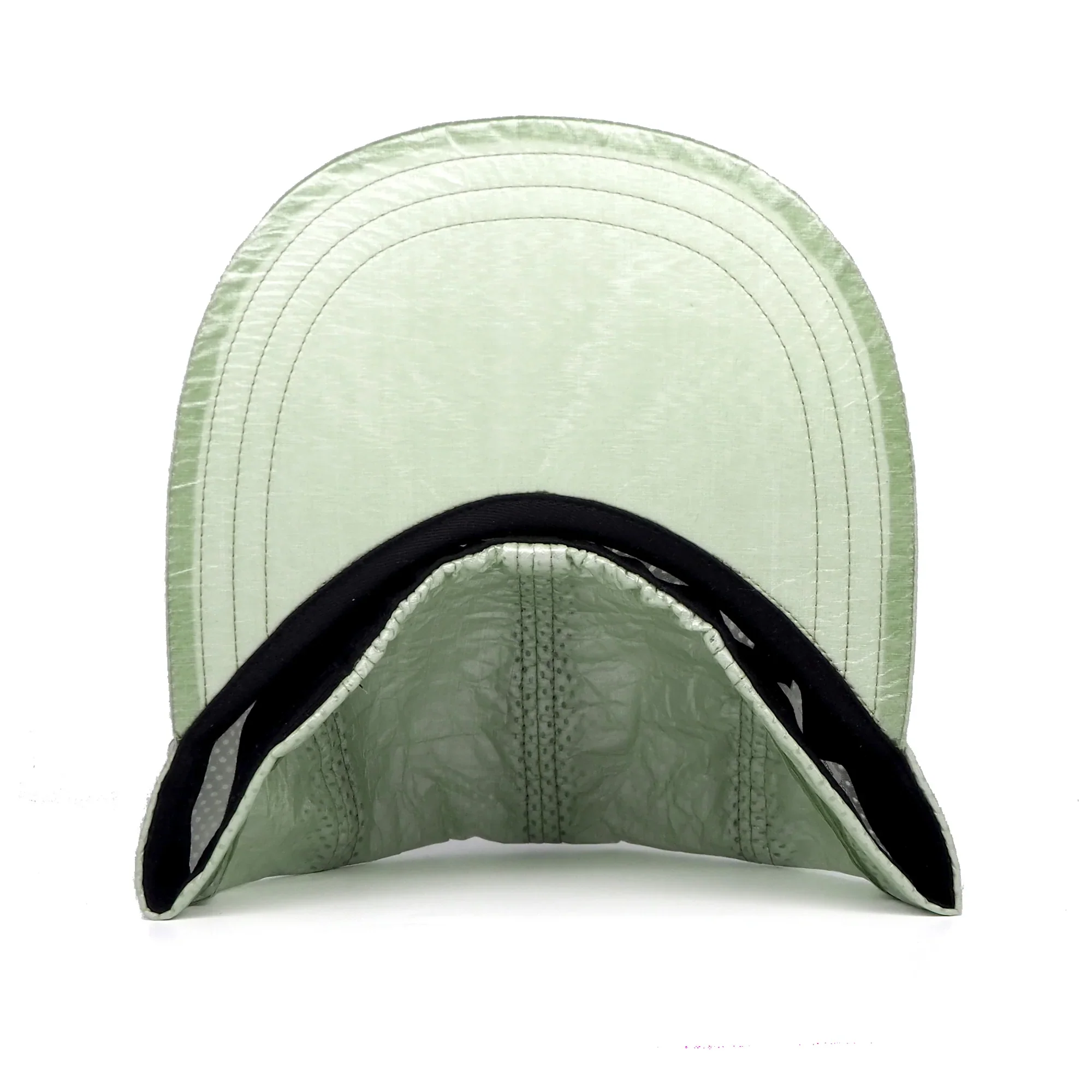 4 Panel Long Bill Cap - Green - Image 4