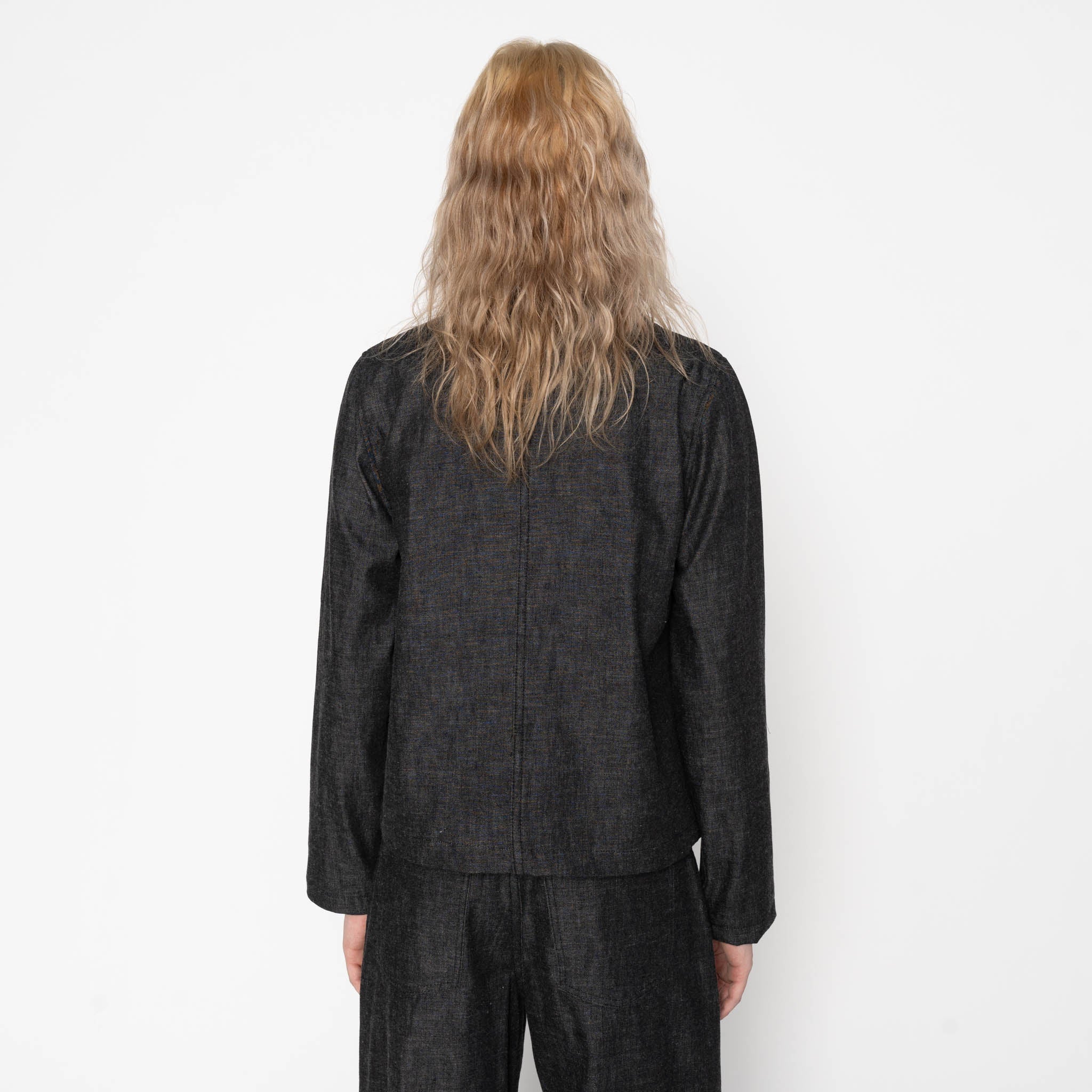 Gracie Jacket - Black Lightweight Denim - Black - Image 3