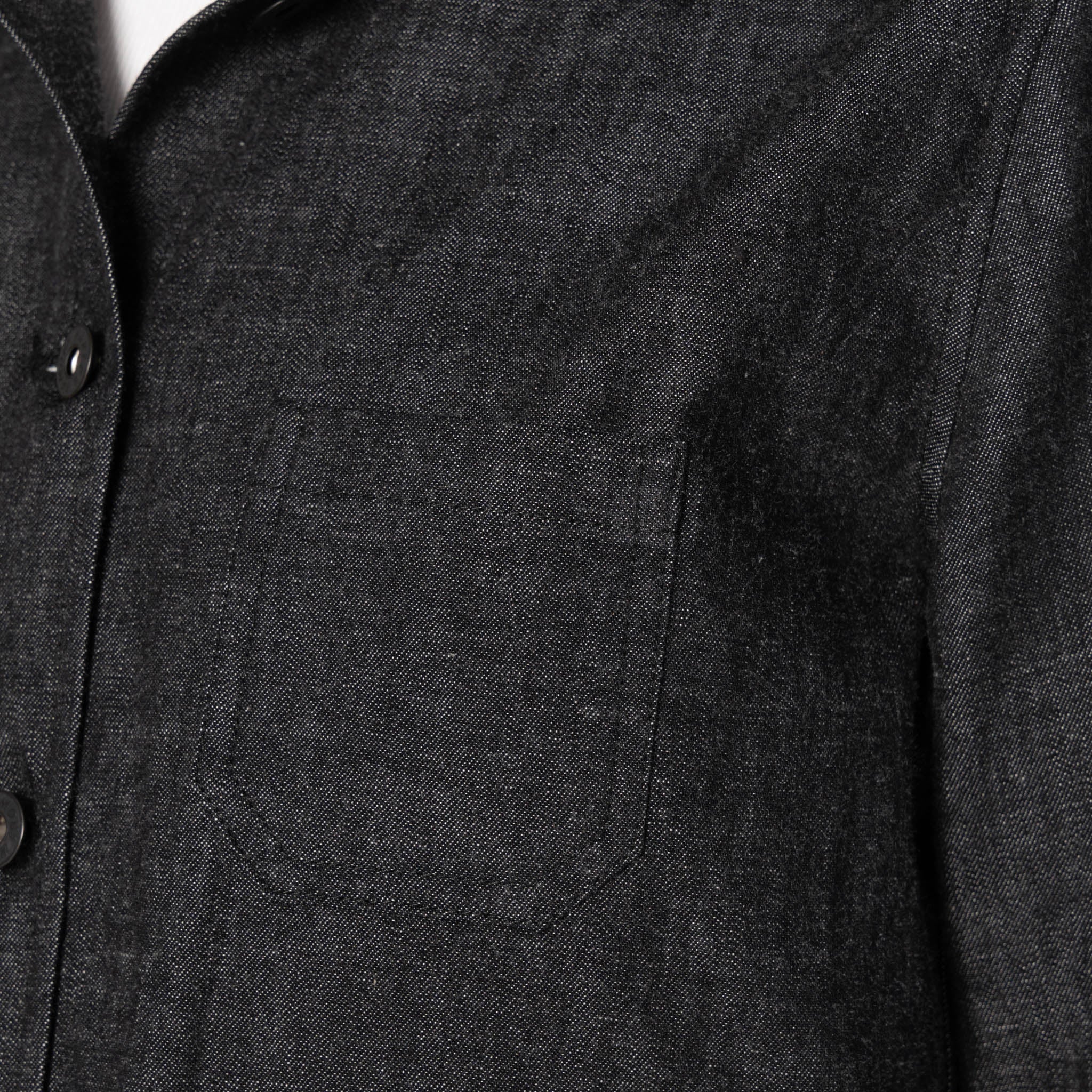 Gracie Jacket - Black Lightweight Denim - Black - Image 4