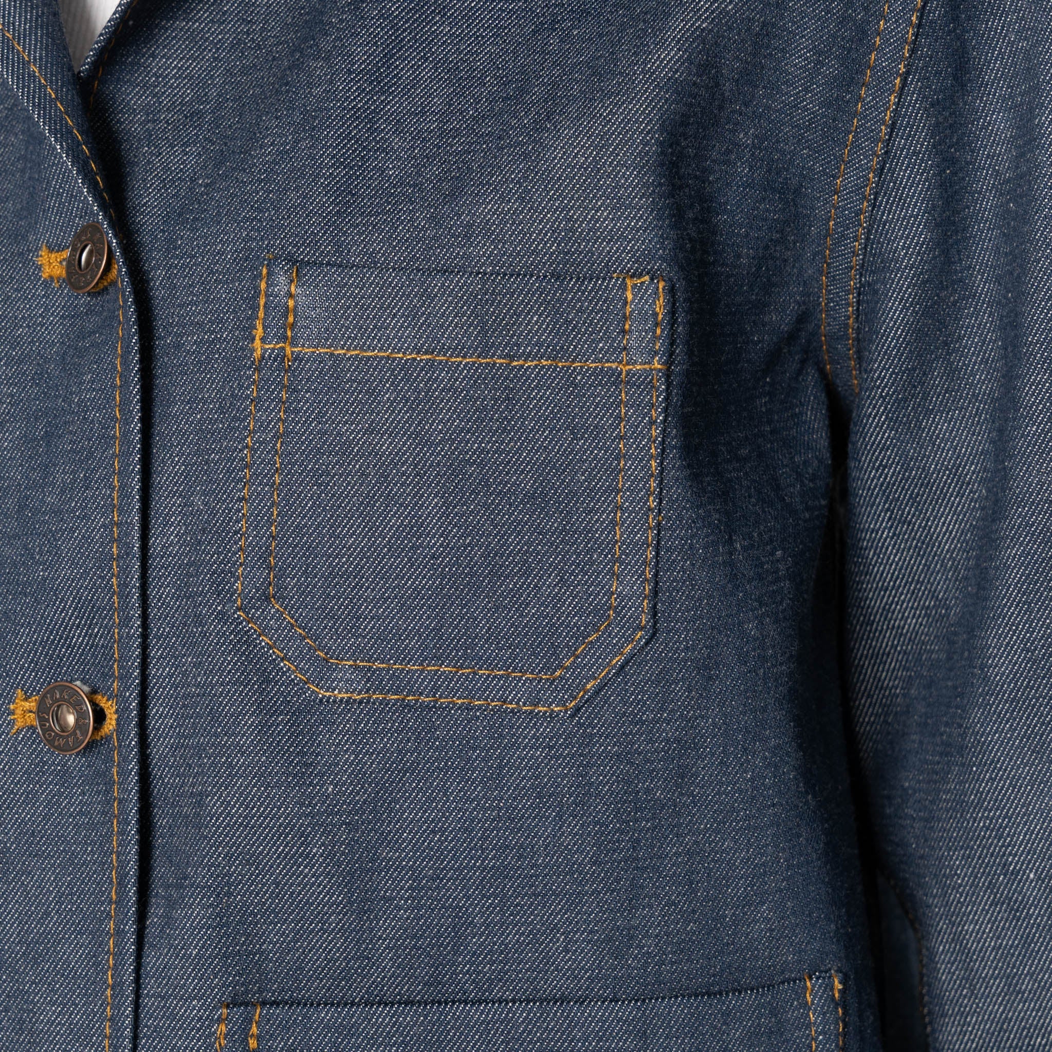 Gracie Jacket - Natural Indigo - Indigo - Image 4