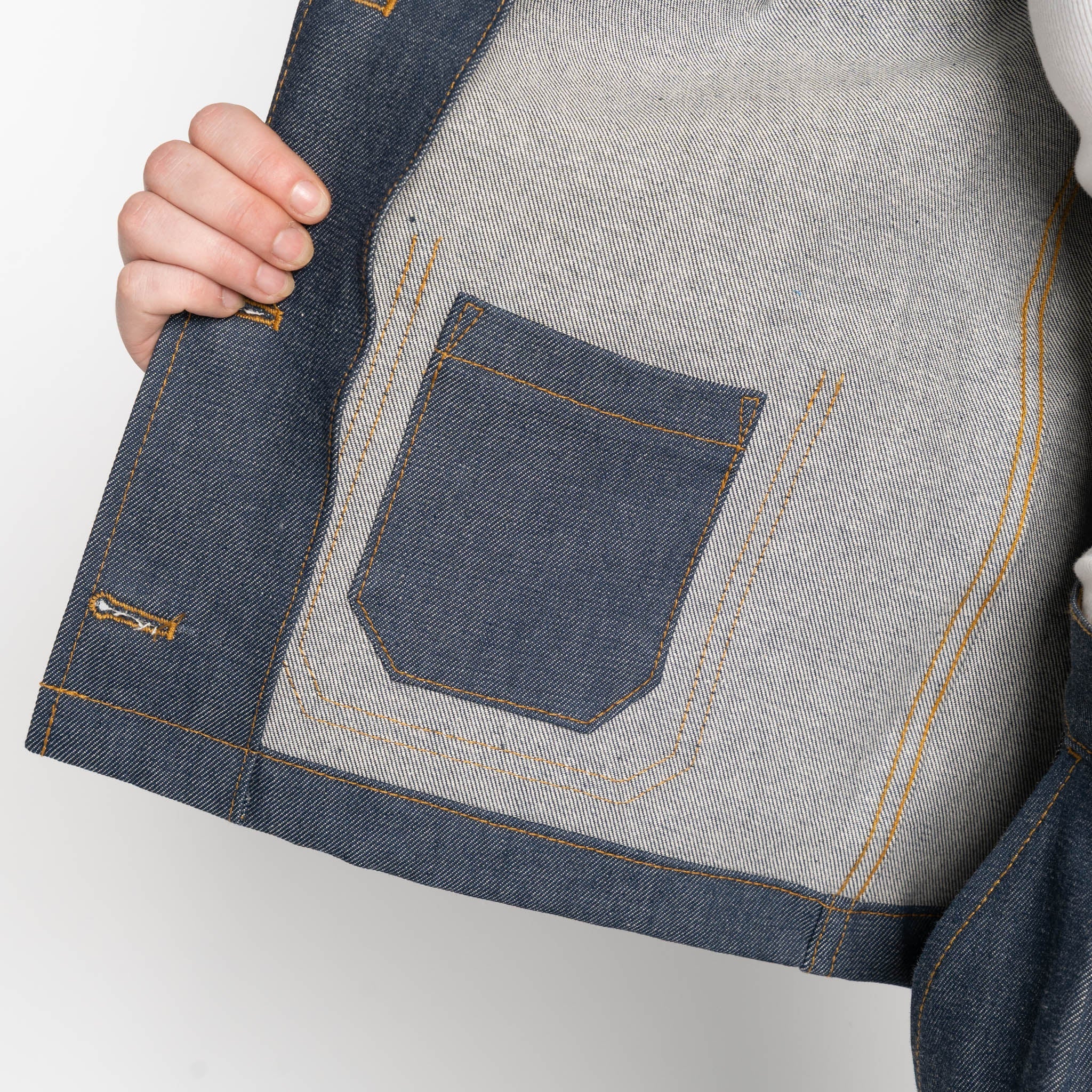Gracie Jacket - Natural Indigo - Indigo - Image 6